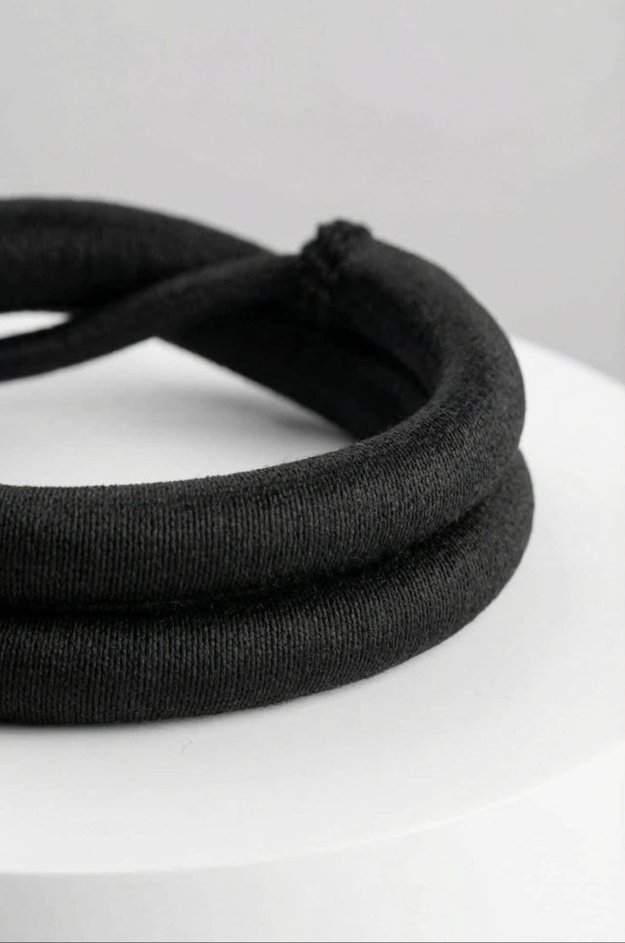 The Classic Black Egal is a traditional headband worn to hold the ghutra or shemagh in place.  2
