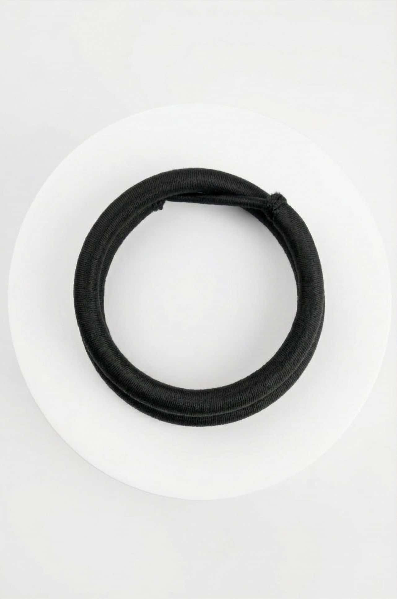 The Classic Black Egal is a traditional headband worn to hold the ghutra or shemagh in place.  3