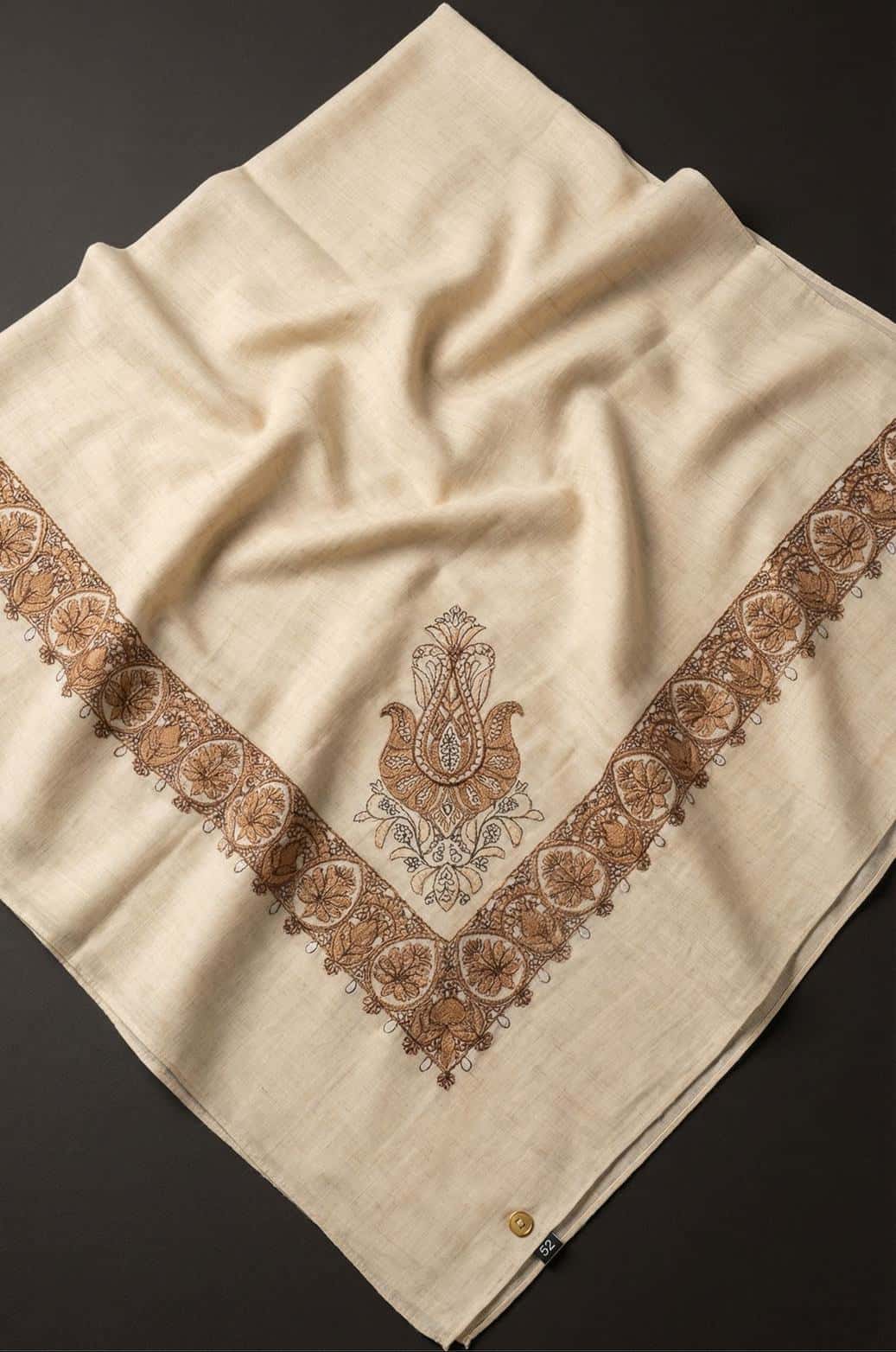 Ivory Sand Arabic Shawl by Shabab Al Yola – Abu Dhabi 4