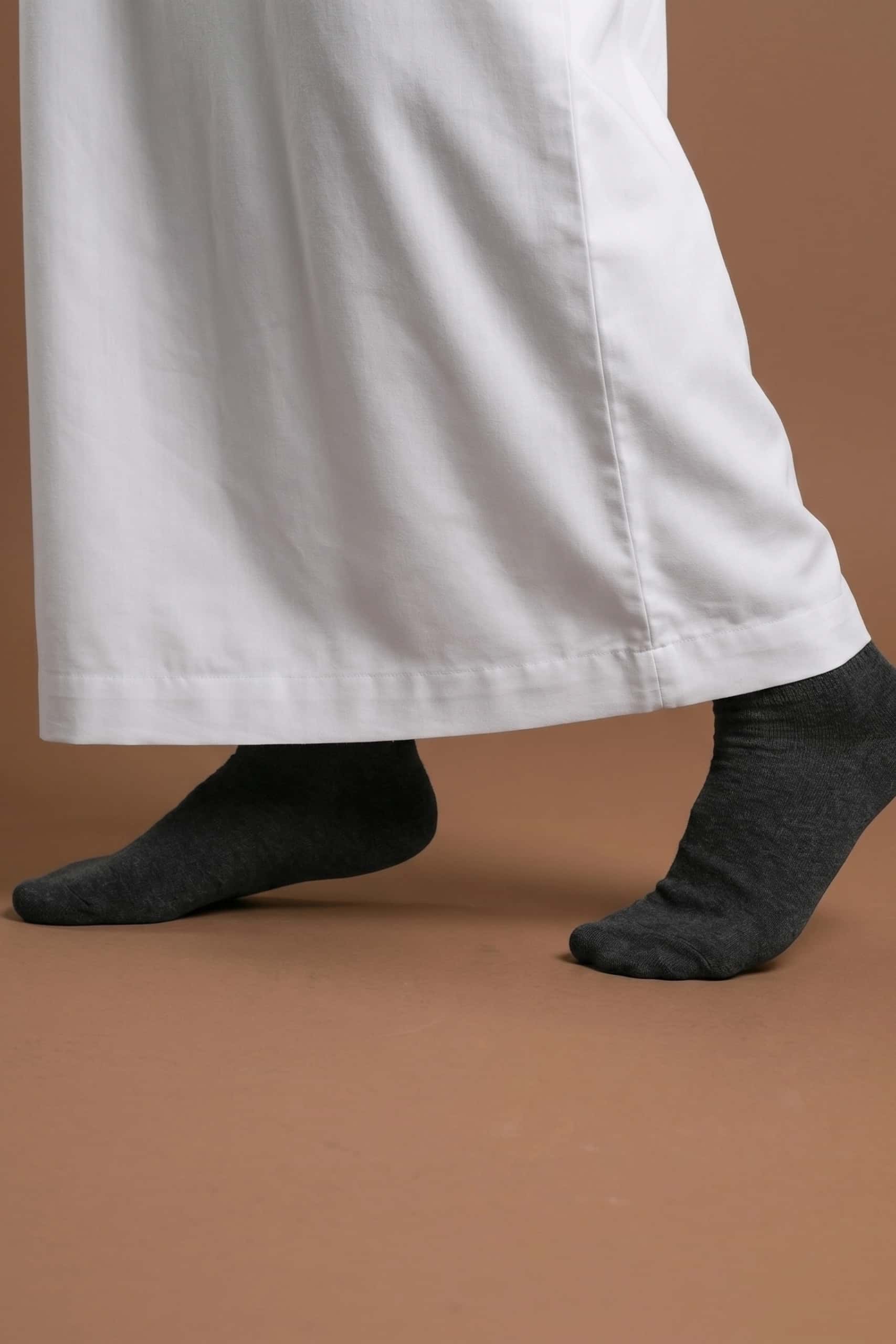 White Cotton Jalabiya for Men
 7