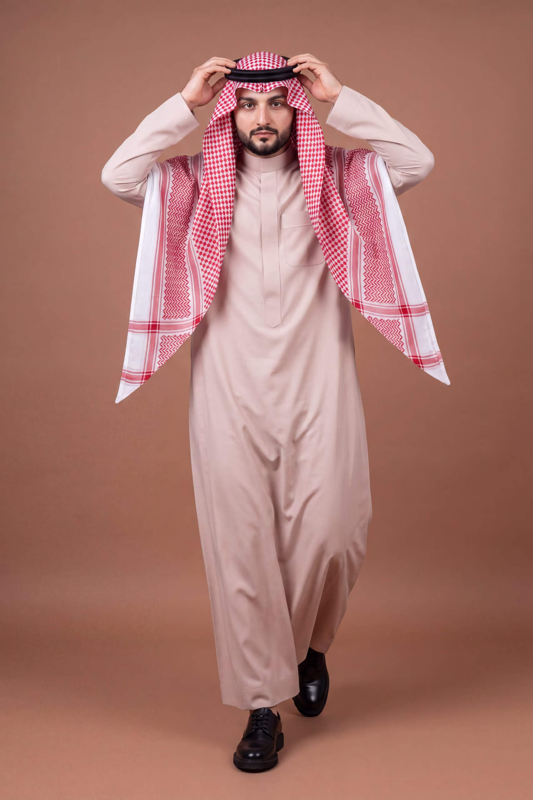 Baby Pink Saudi Thobe 7