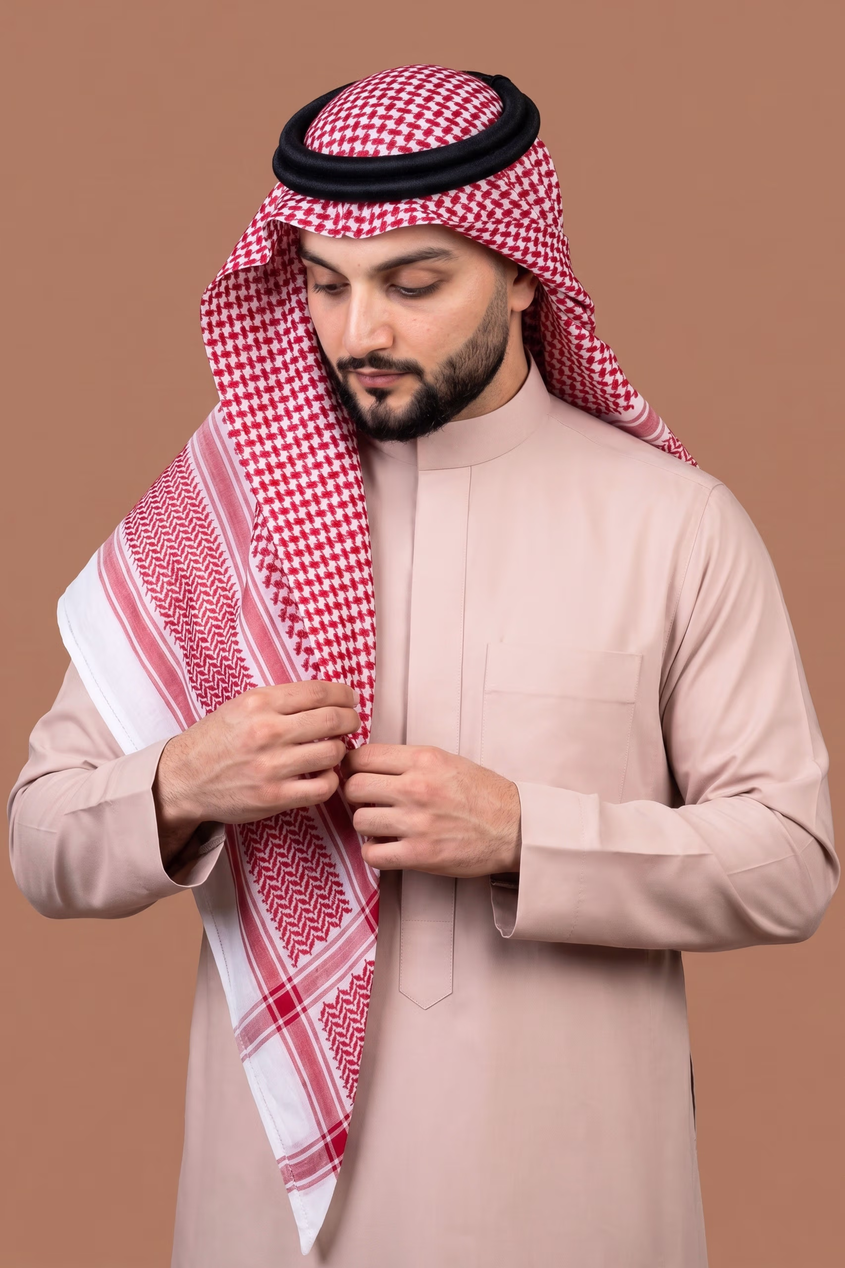 Baby Pink Saudi Thobe 4