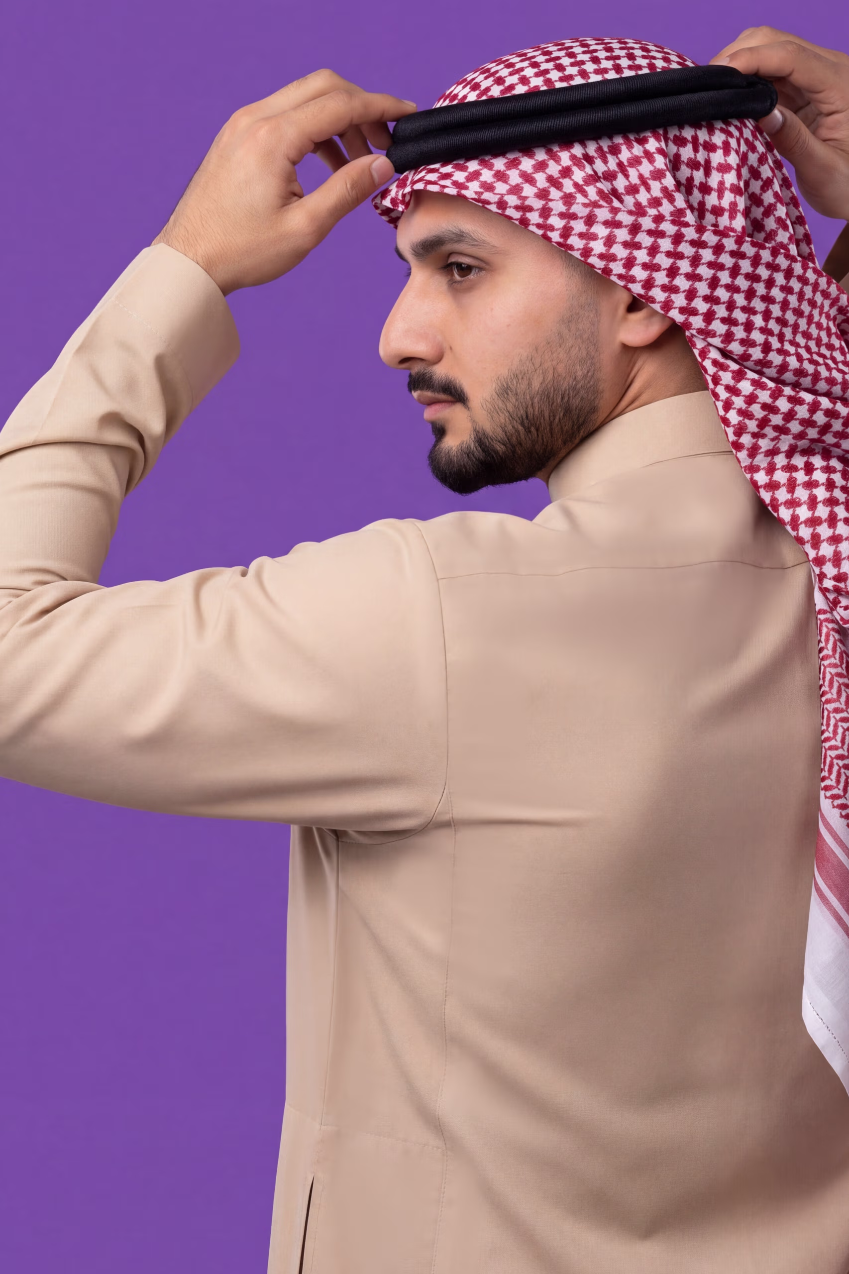 Beige Saudi Thobe 5