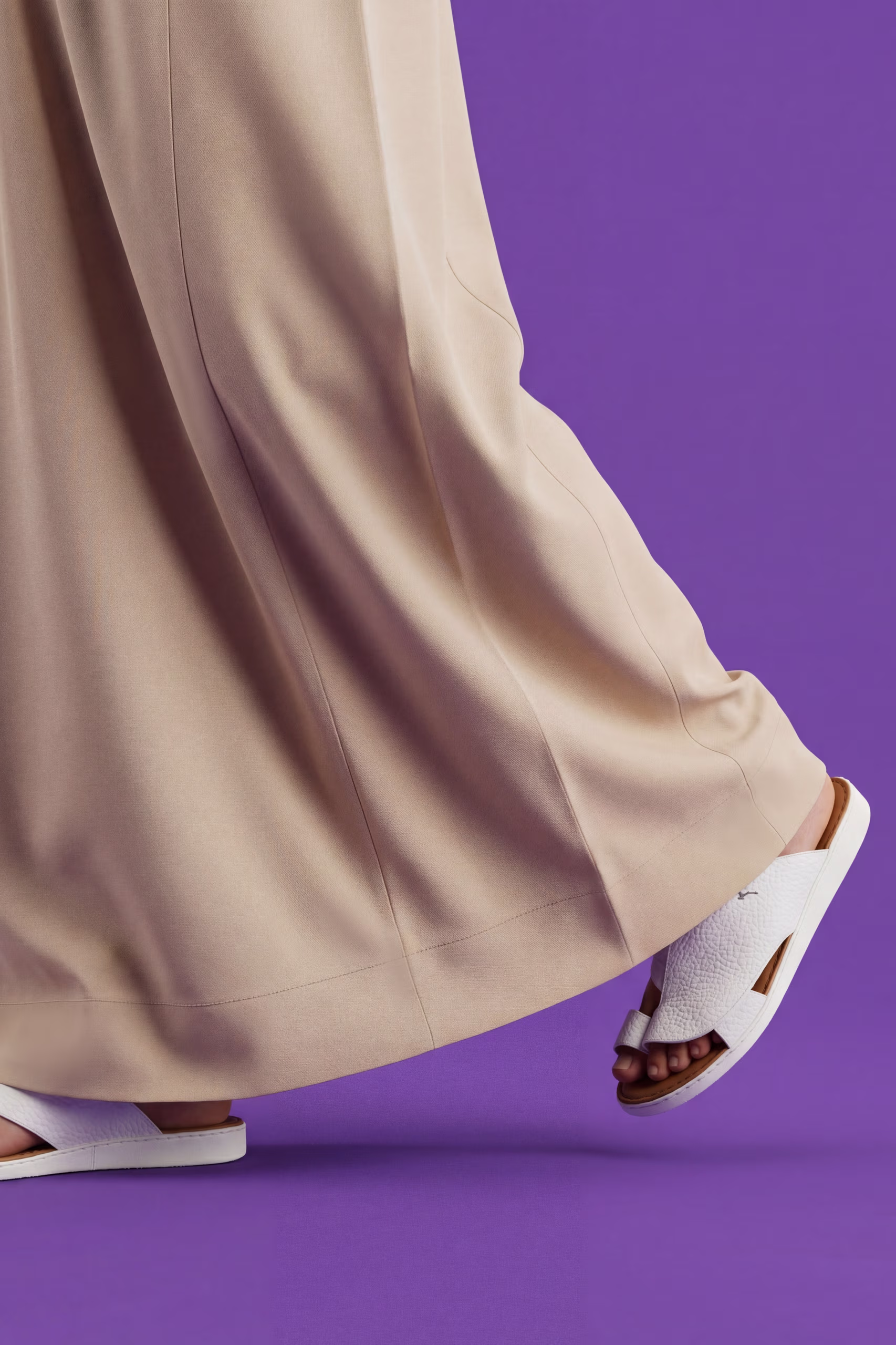 Beige Saudi Thobe 10