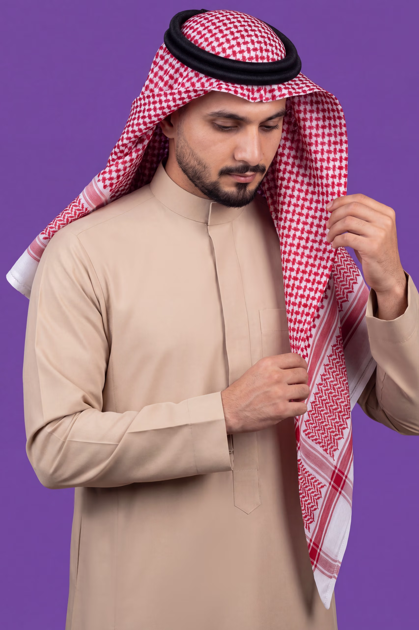 Beige Saudi Thobe 2