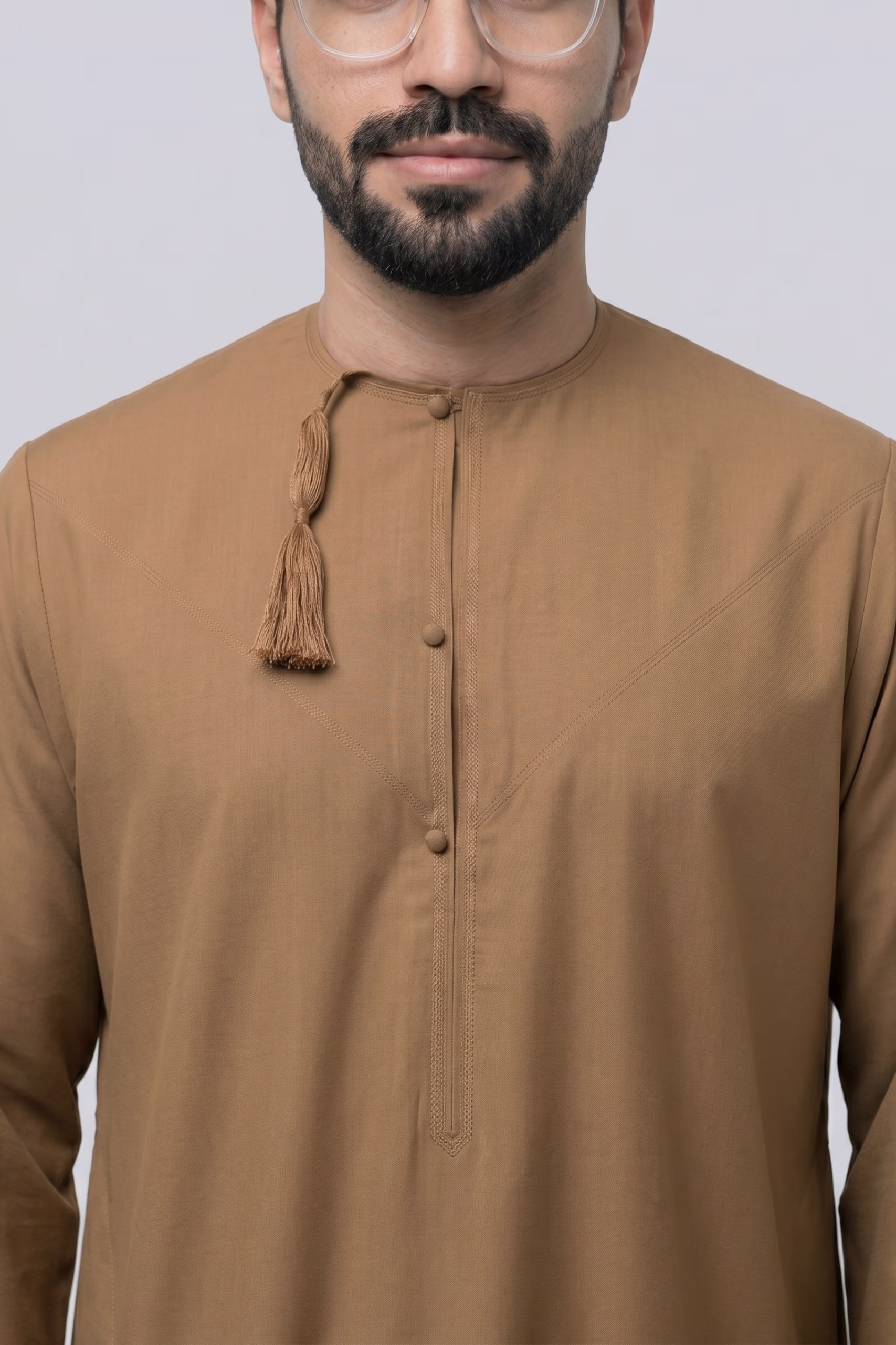 Camel Omani Dishdasha 4