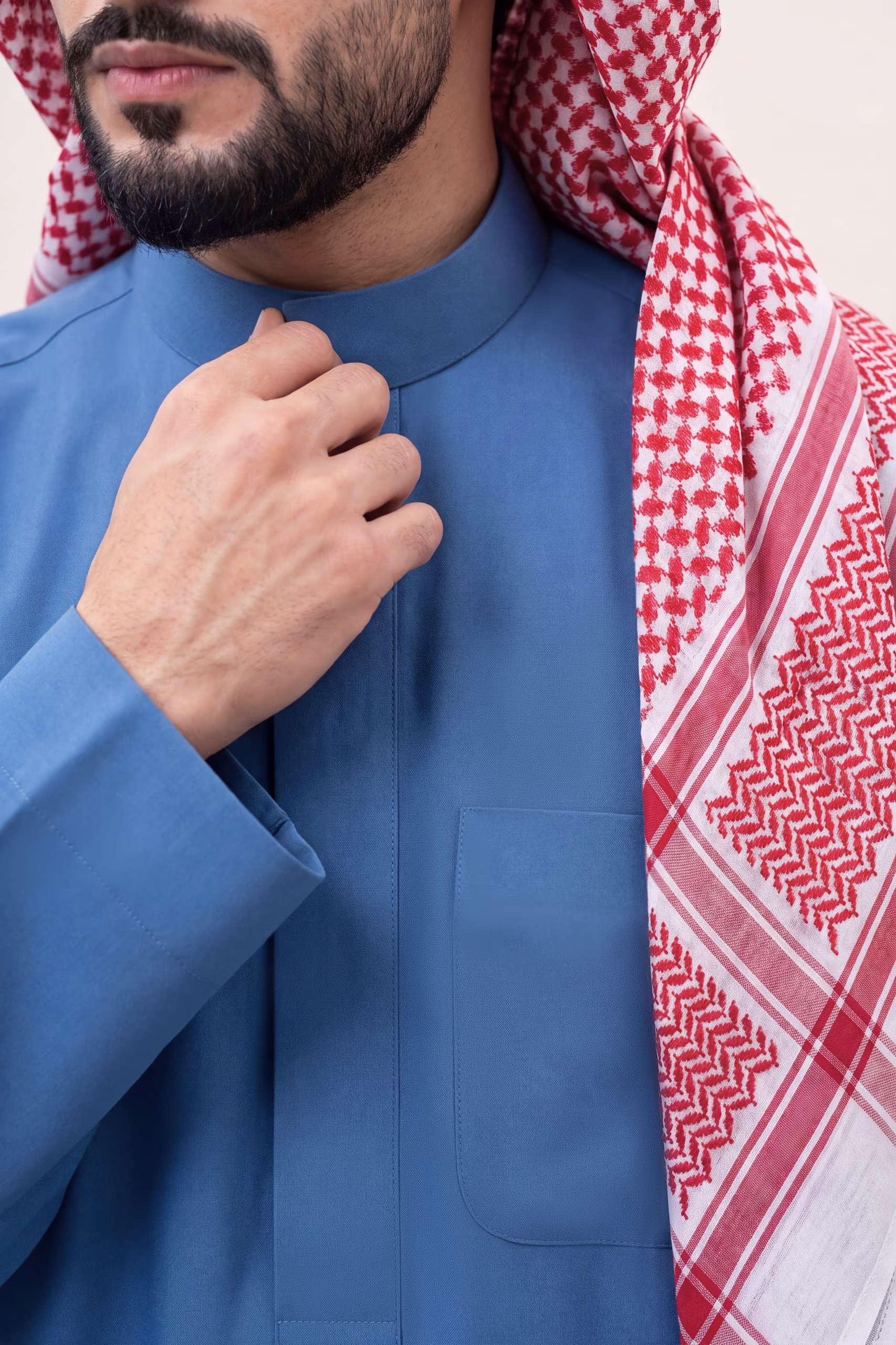 Cobalt Blue Saudi Thobe 2