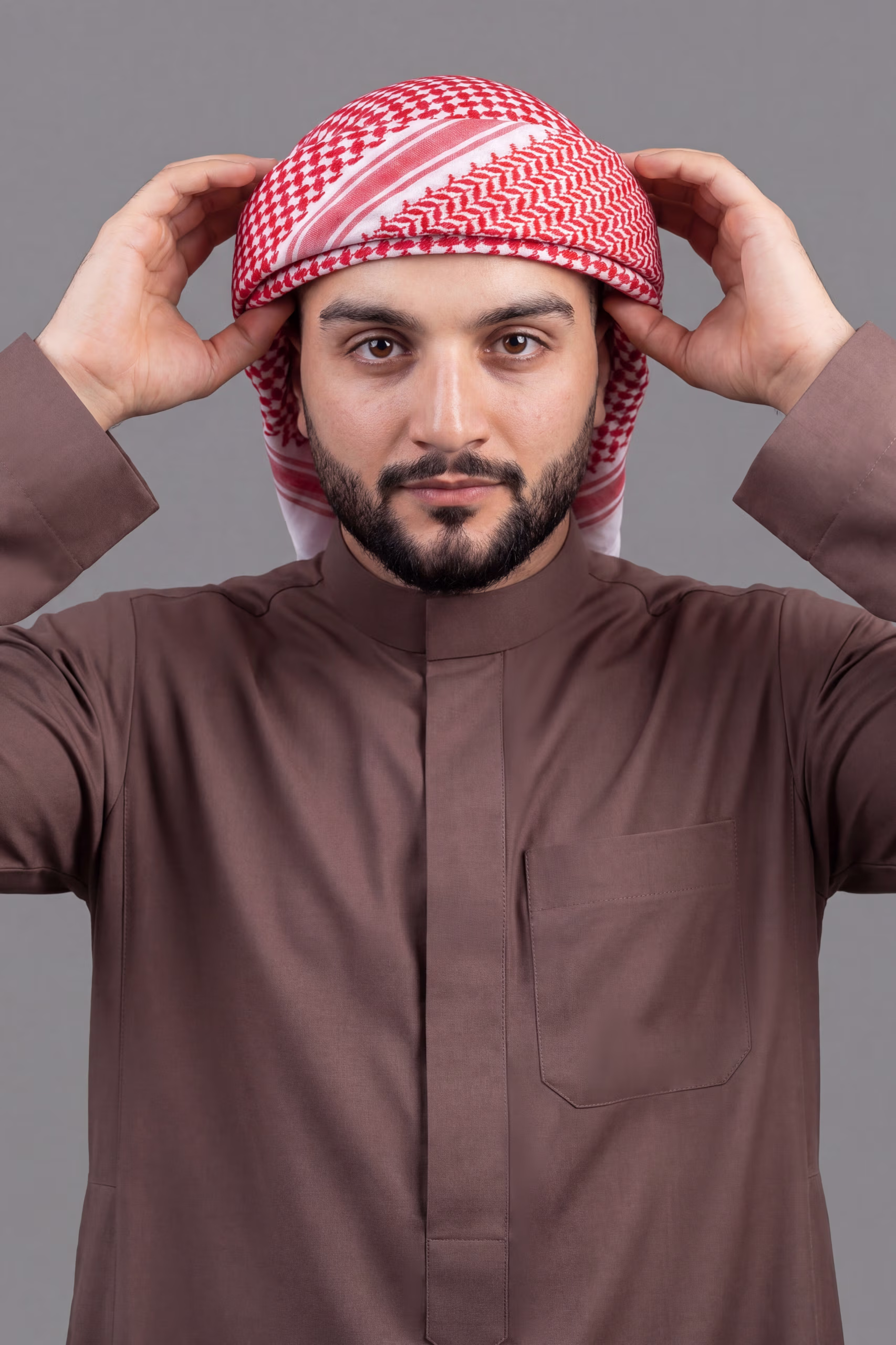 Coffee Brown Saudi Thobe 2