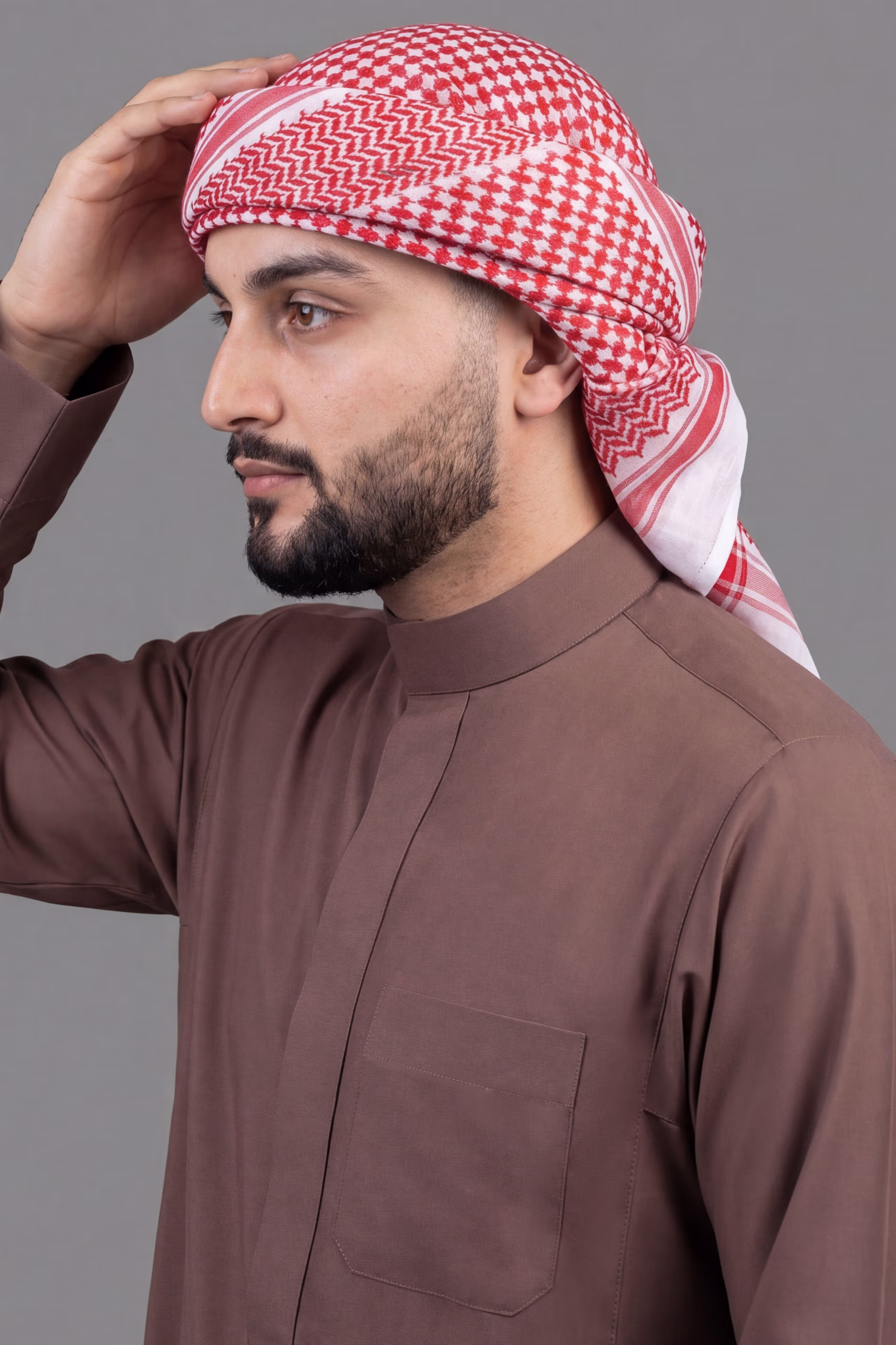 Coffee Brown Saudi Thobe 7