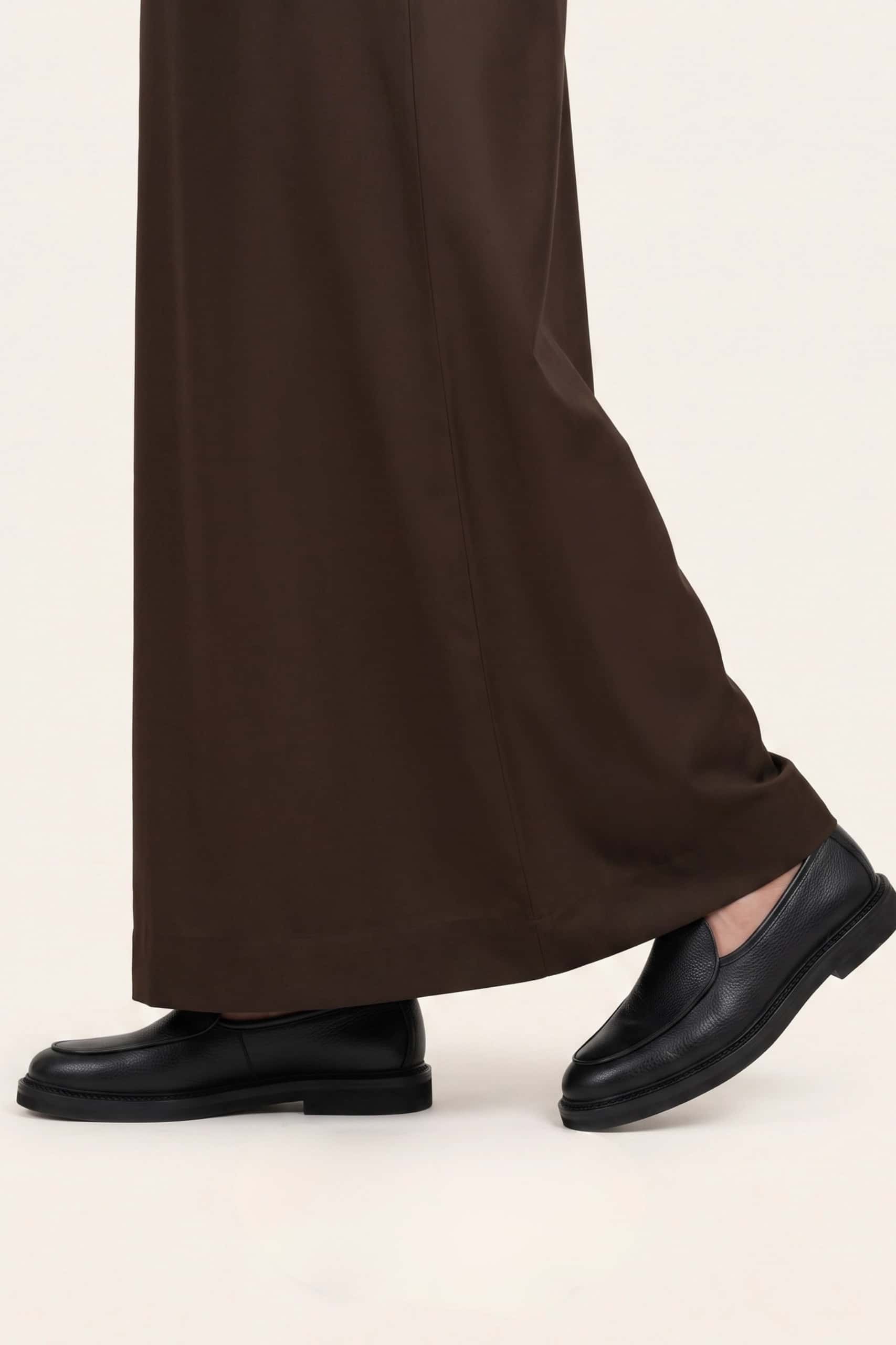 Dark Brown Saudi Thobe (Poly-Cotton) 8