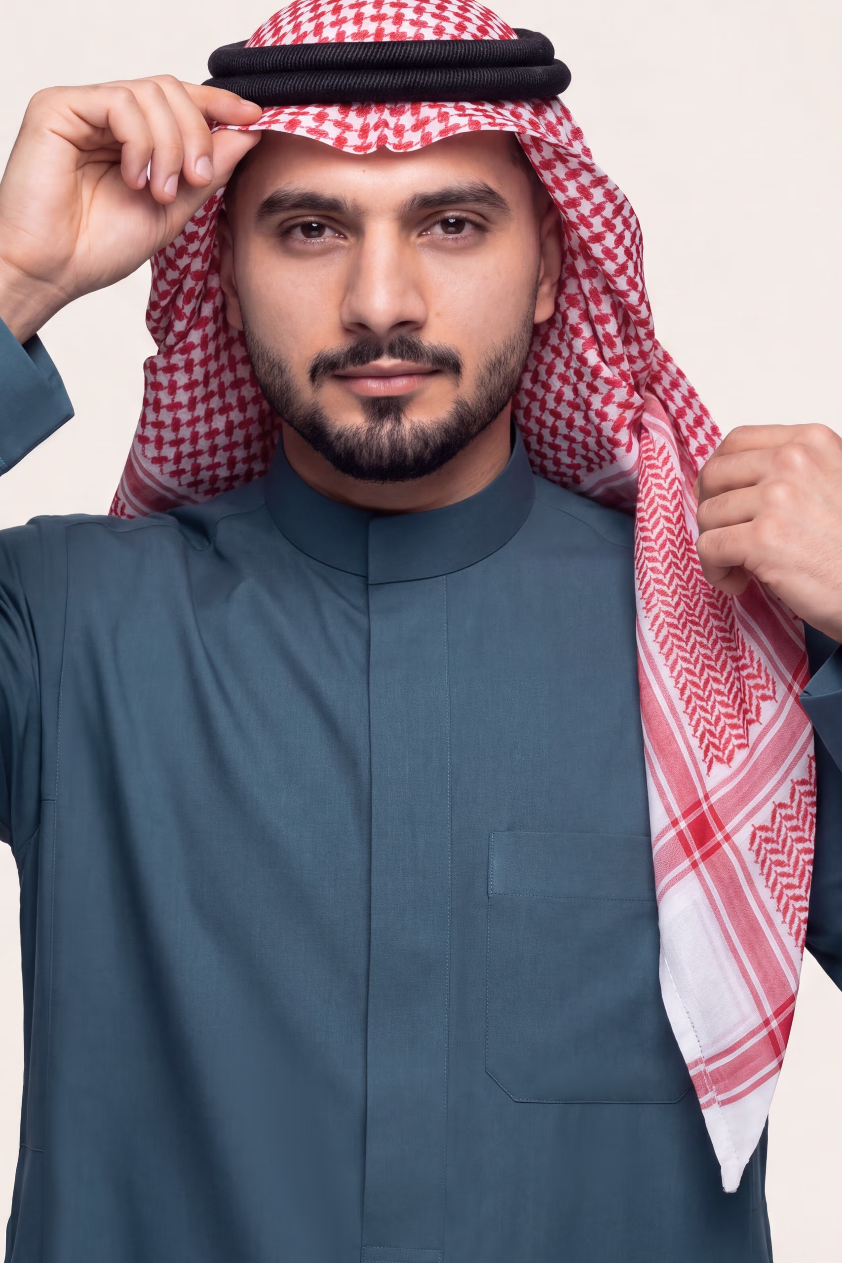 Dark Teal Saudi Thobe 2