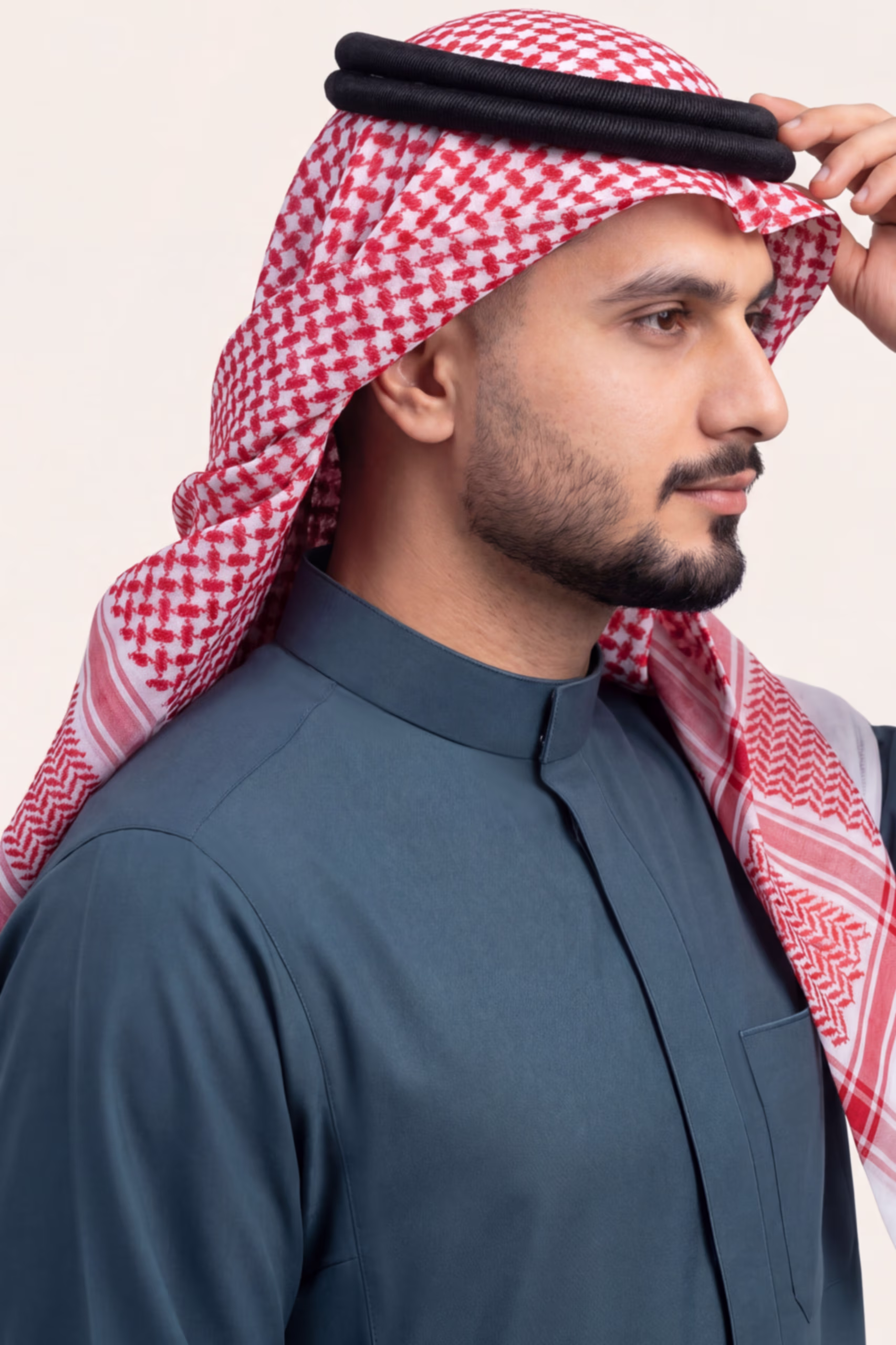 Dark Teal Saudi Thobe 10