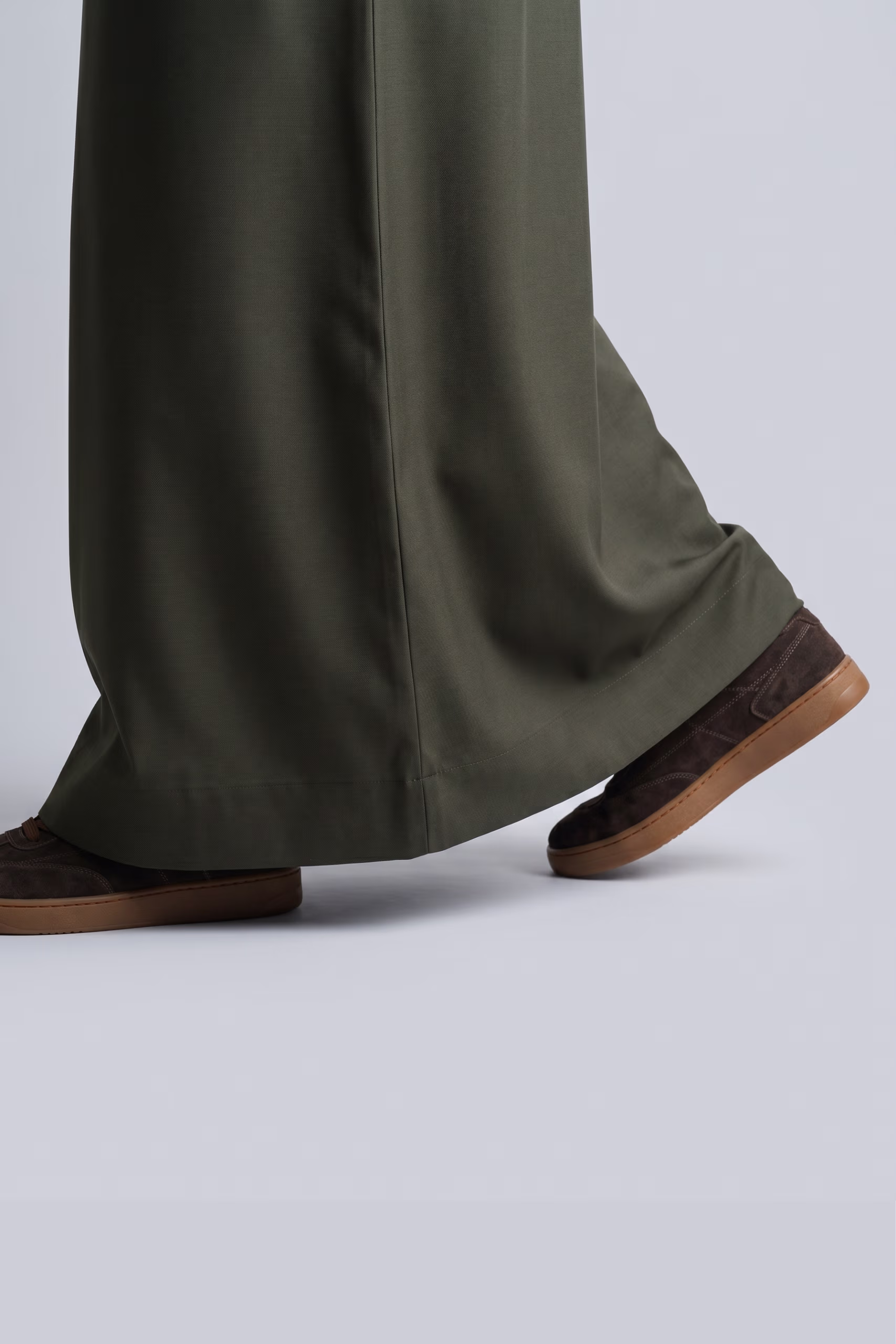 Deep Olive Green Omani Dishdasha 11