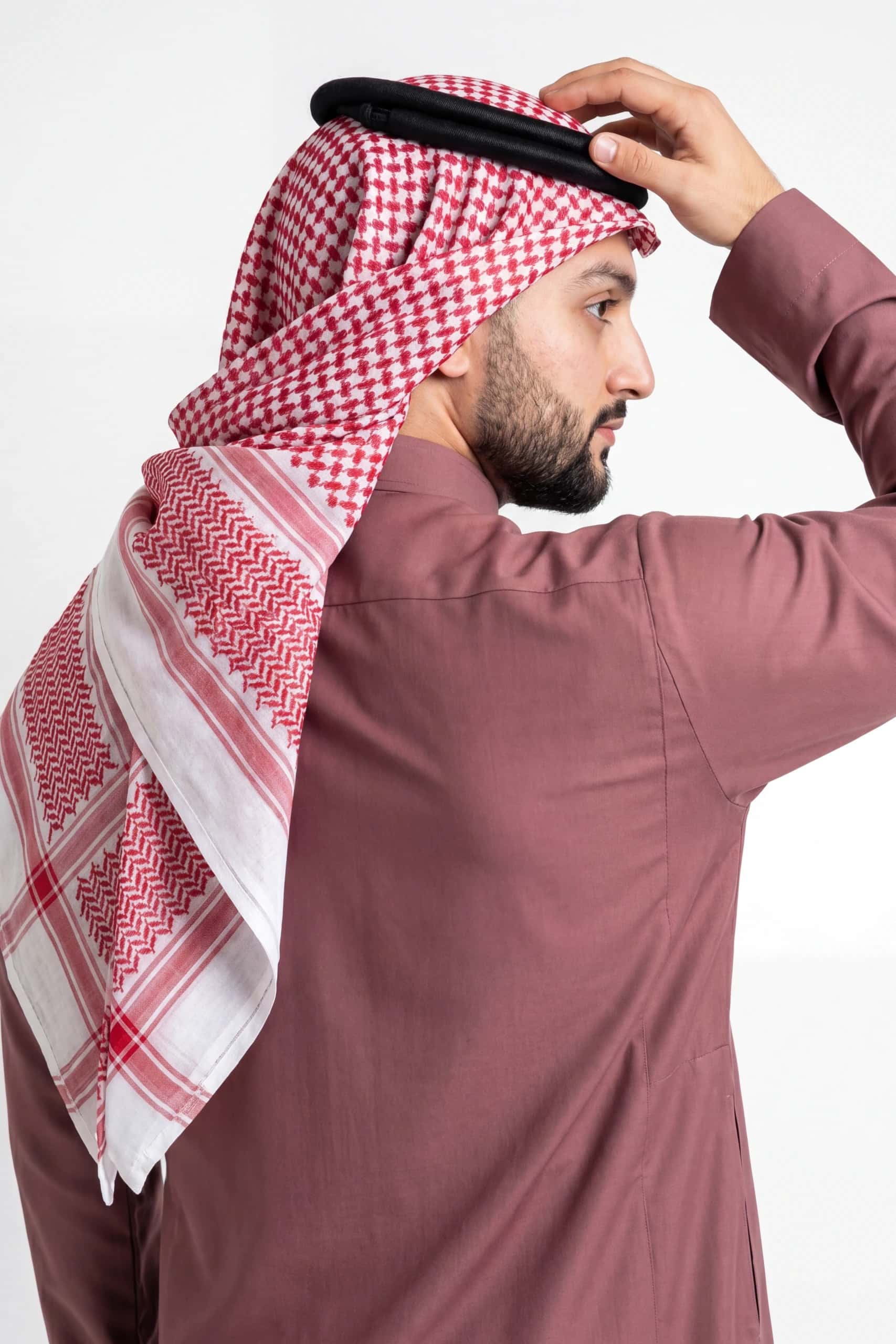 Dusty Rose Saudi Thobe 7
