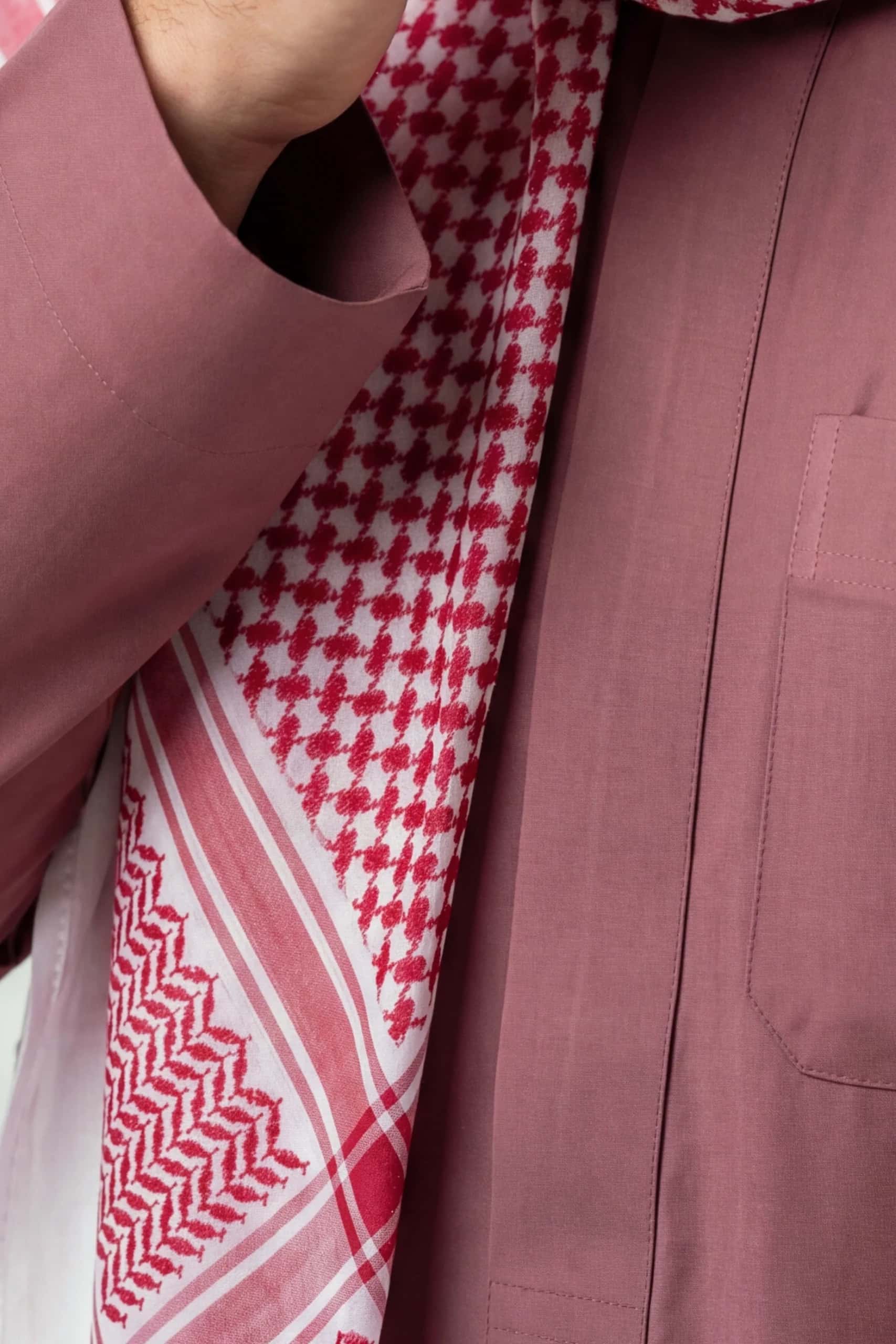 Dusty Rose Saudi Thobe 9