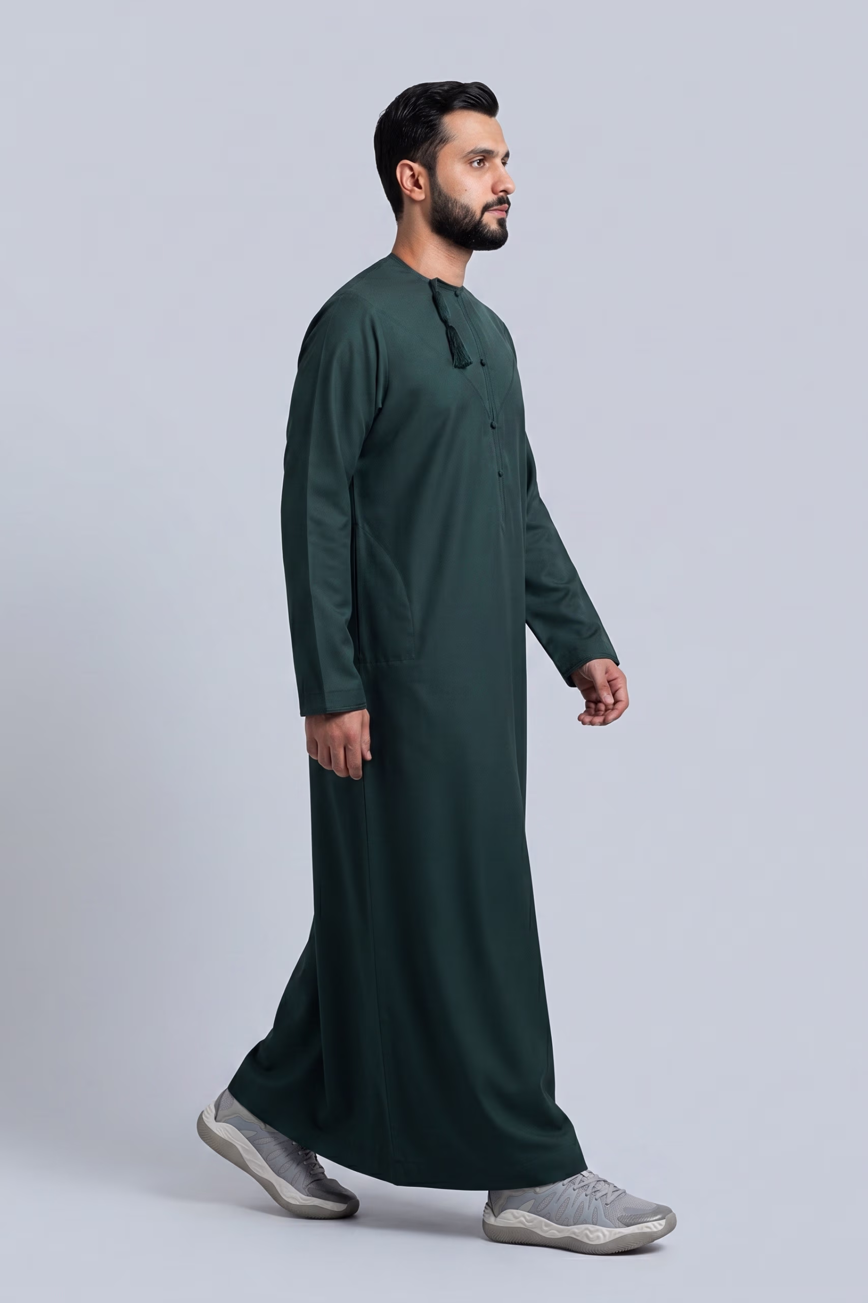 Forest Green Omani Dishdasha 3