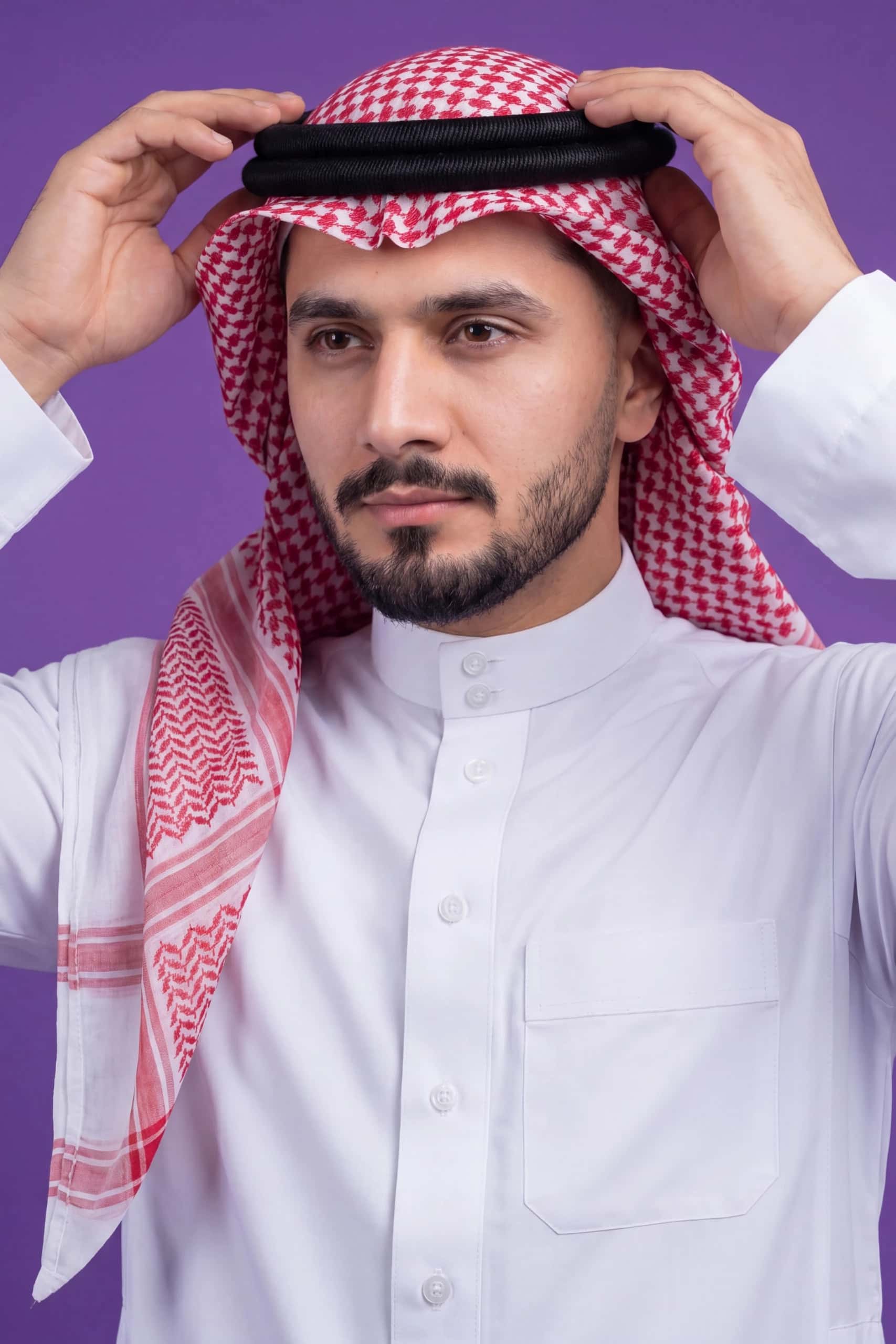 Glacier White Saudi Thobe 2