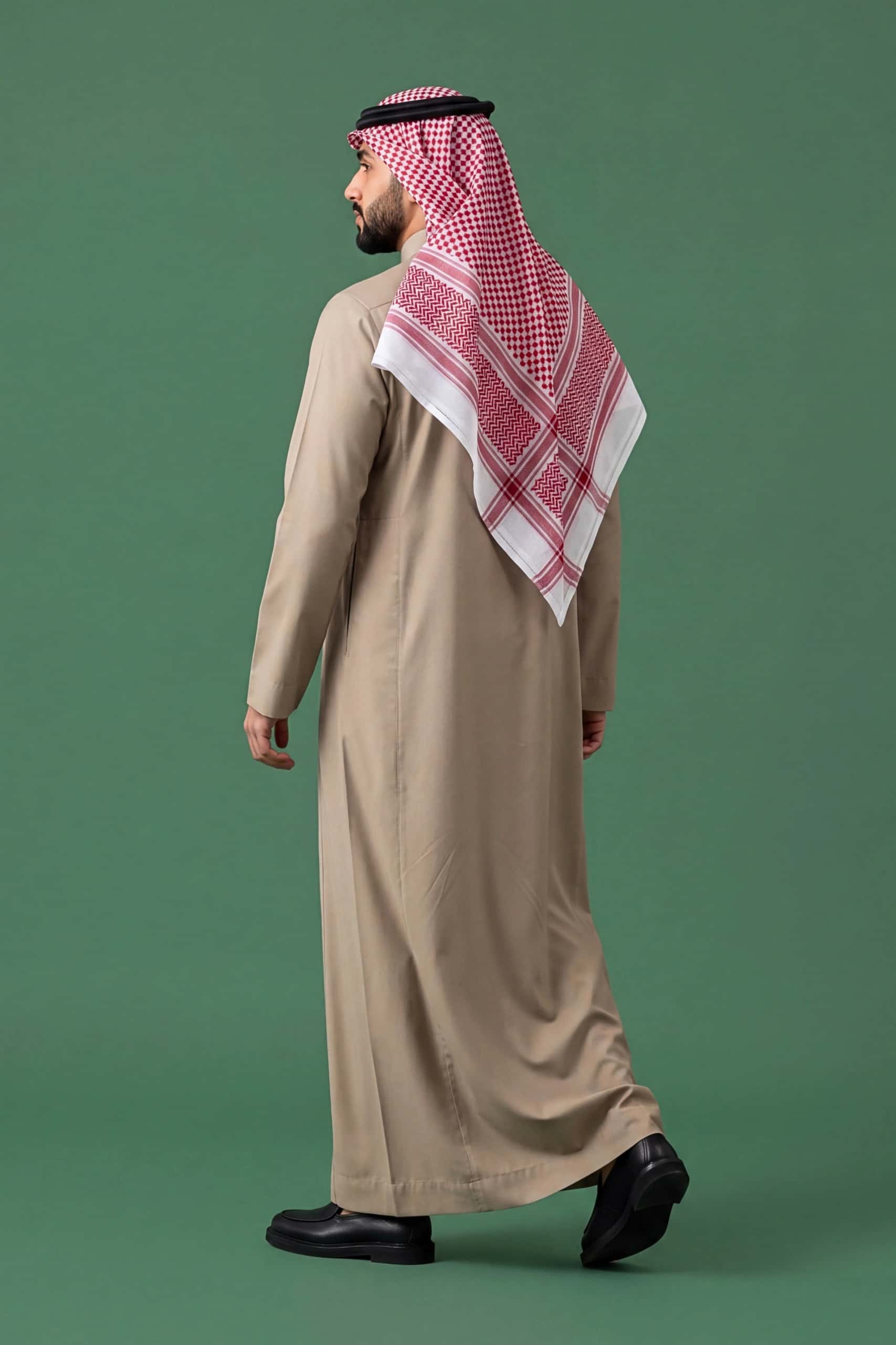 Khaki Beige Saudi Thobe 10