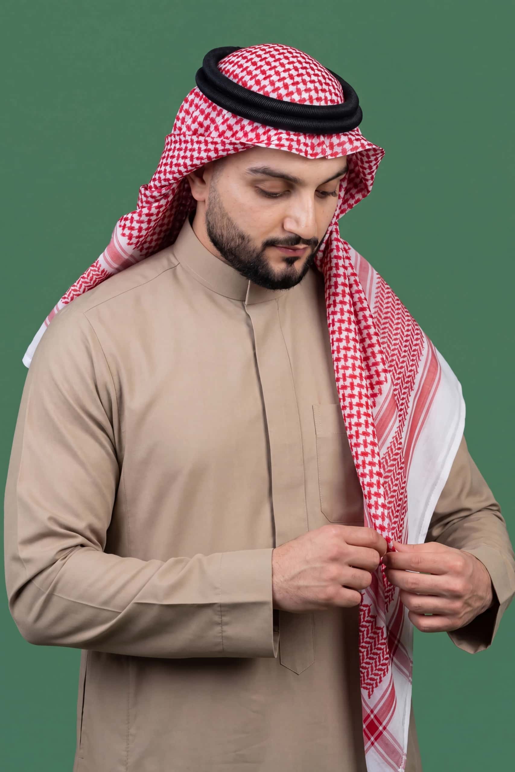 Khaki Beige Saudi Thobe 9