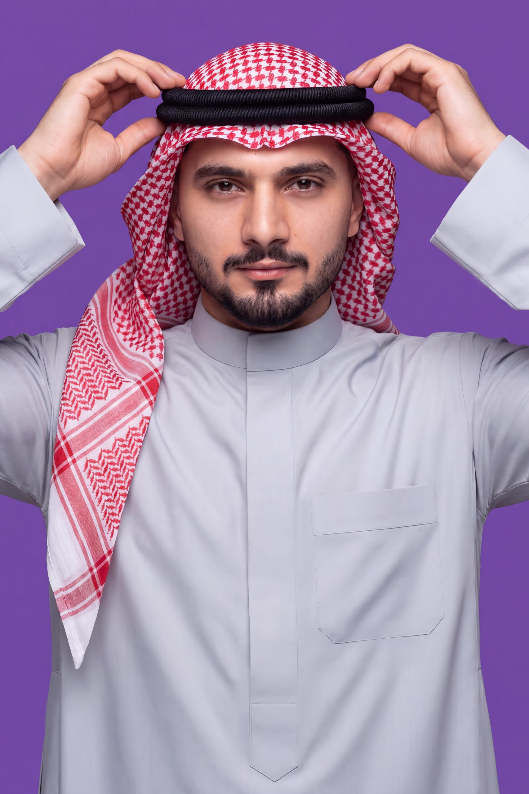 Light Grey Saudi Thobe 2