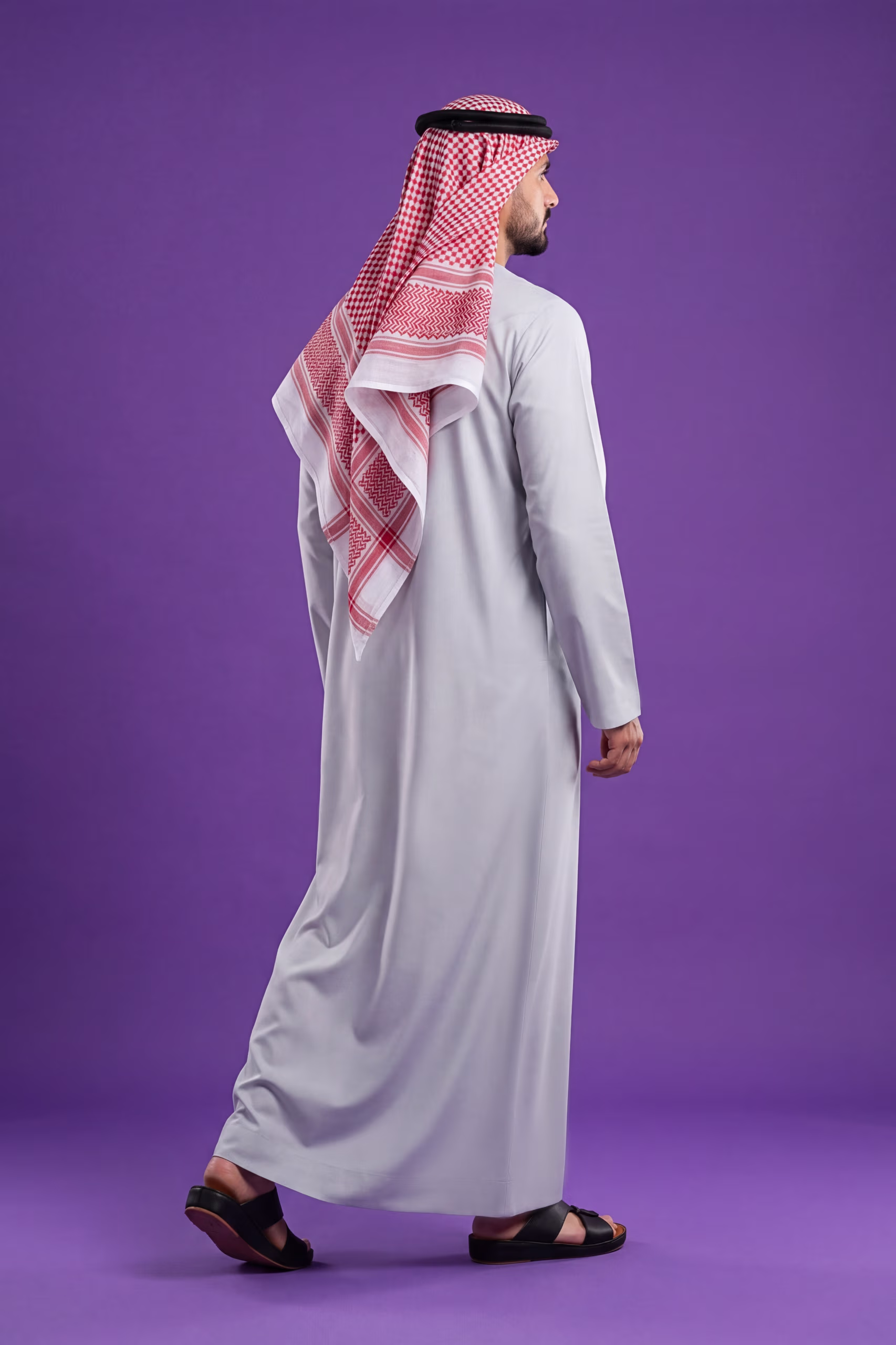 Light Grey Saudi Thobe 8
