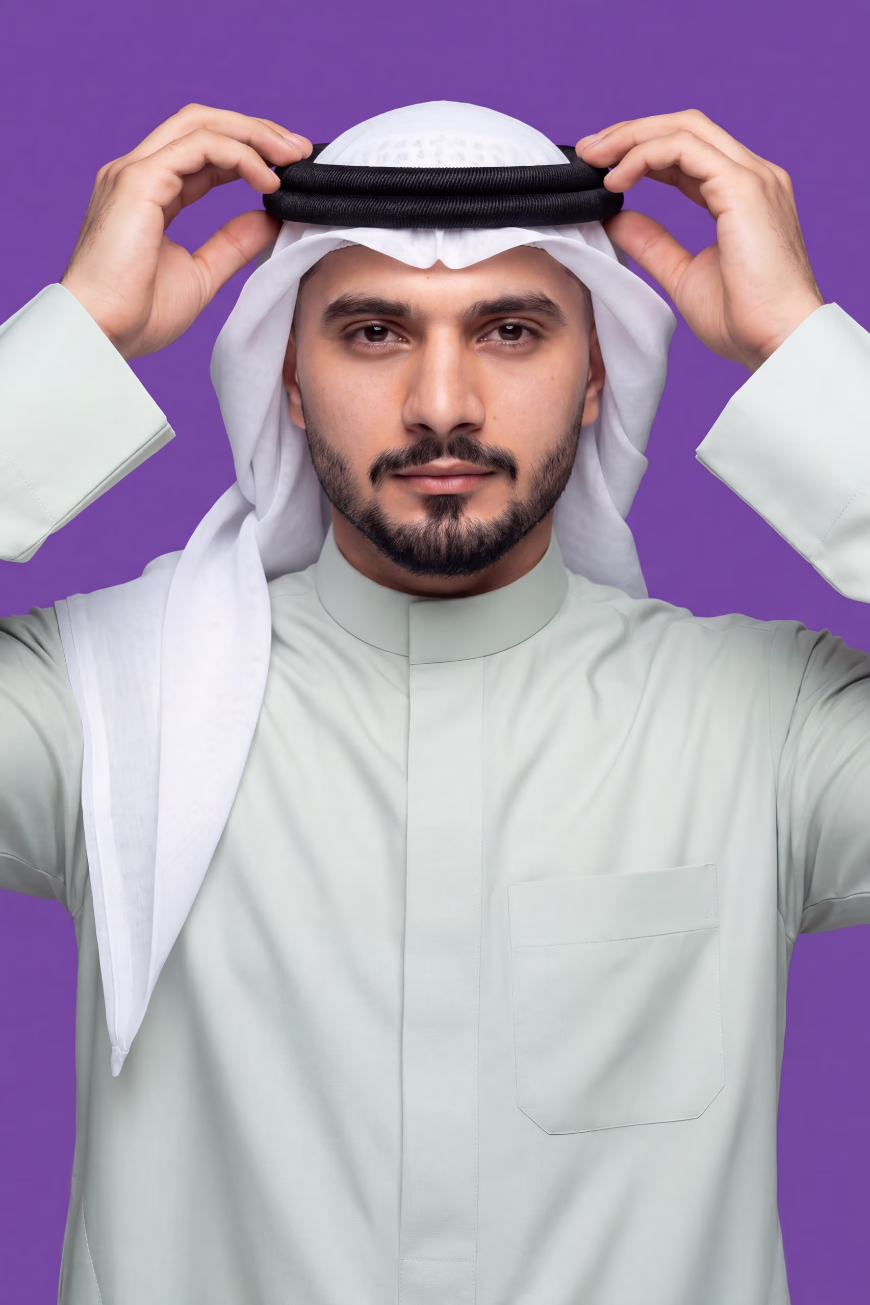 Pale Green Saudi Thobe 2