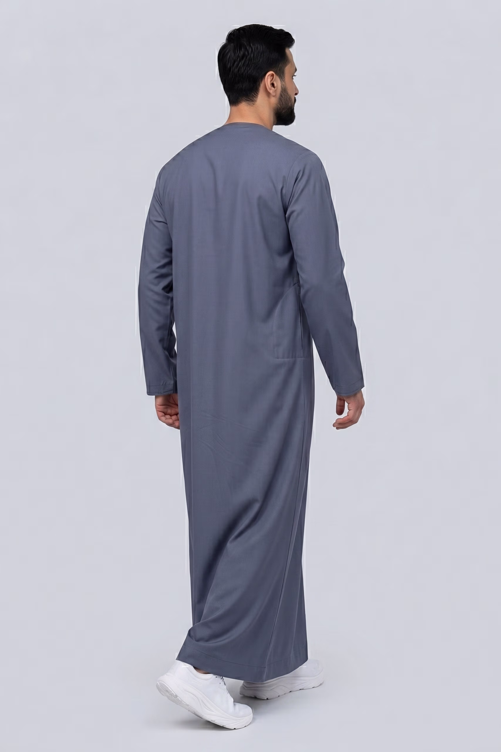 Slate Blue Omani Dishdasha 8