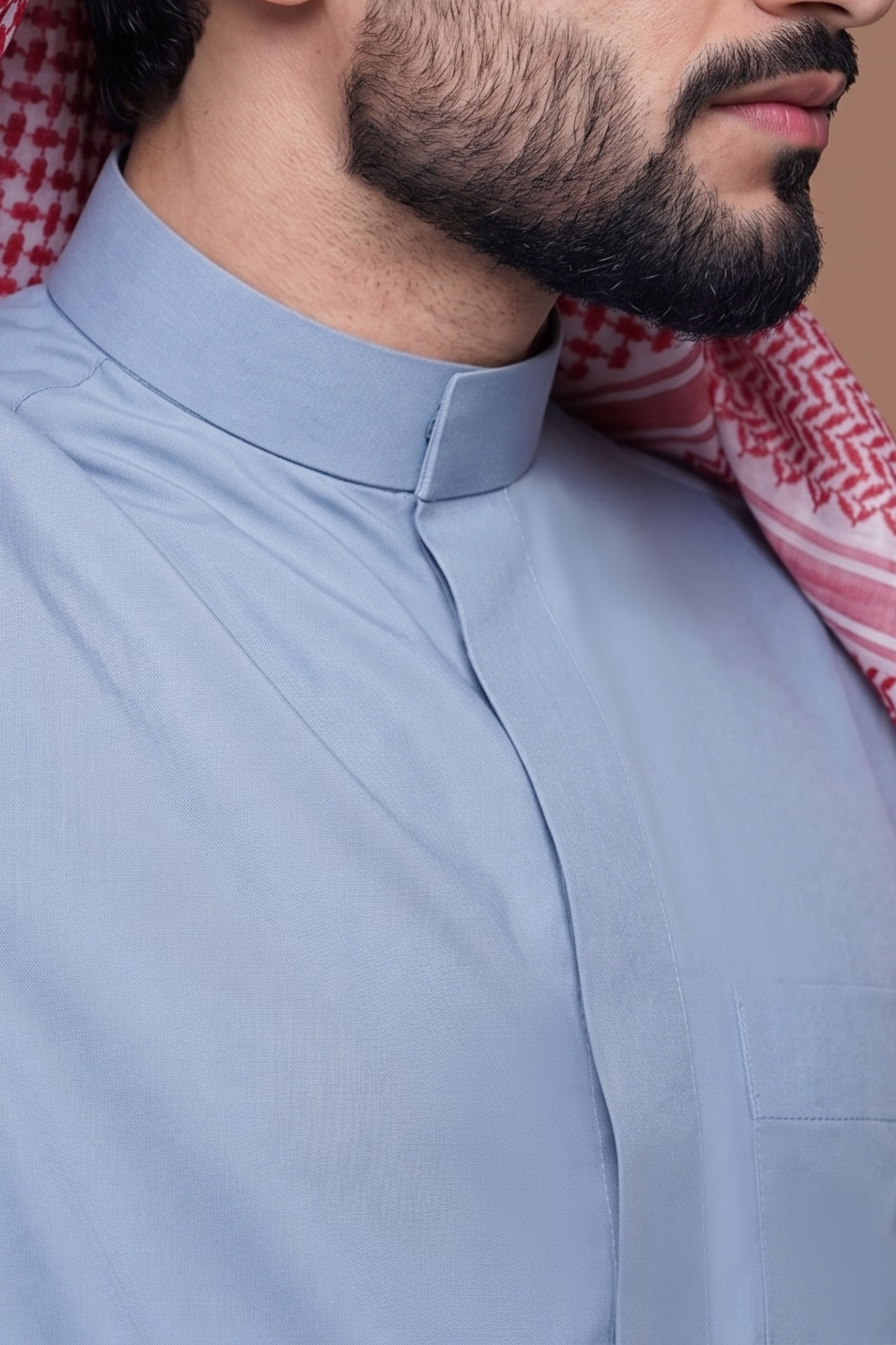 Light Blue Saudi Thobe 10