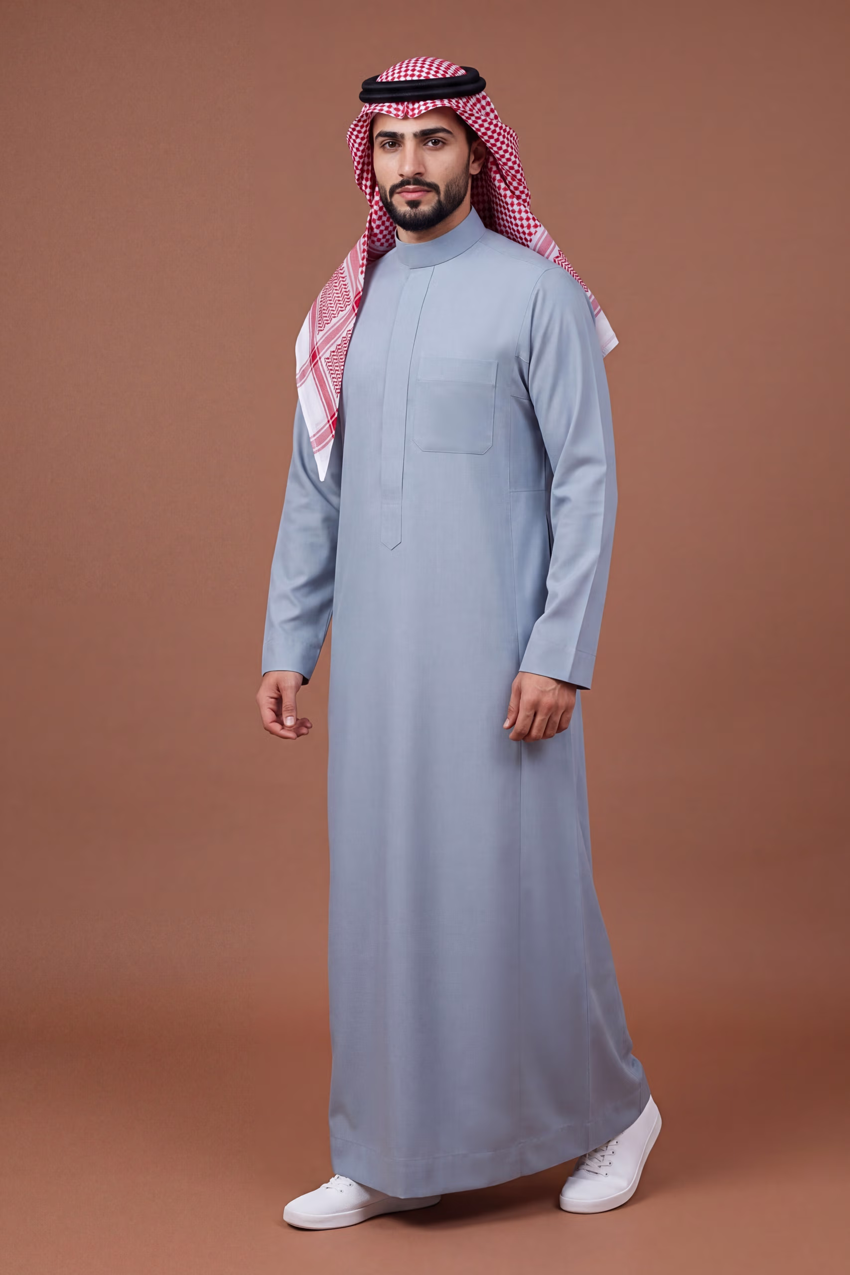 Light Blue Saudi Thobe 3