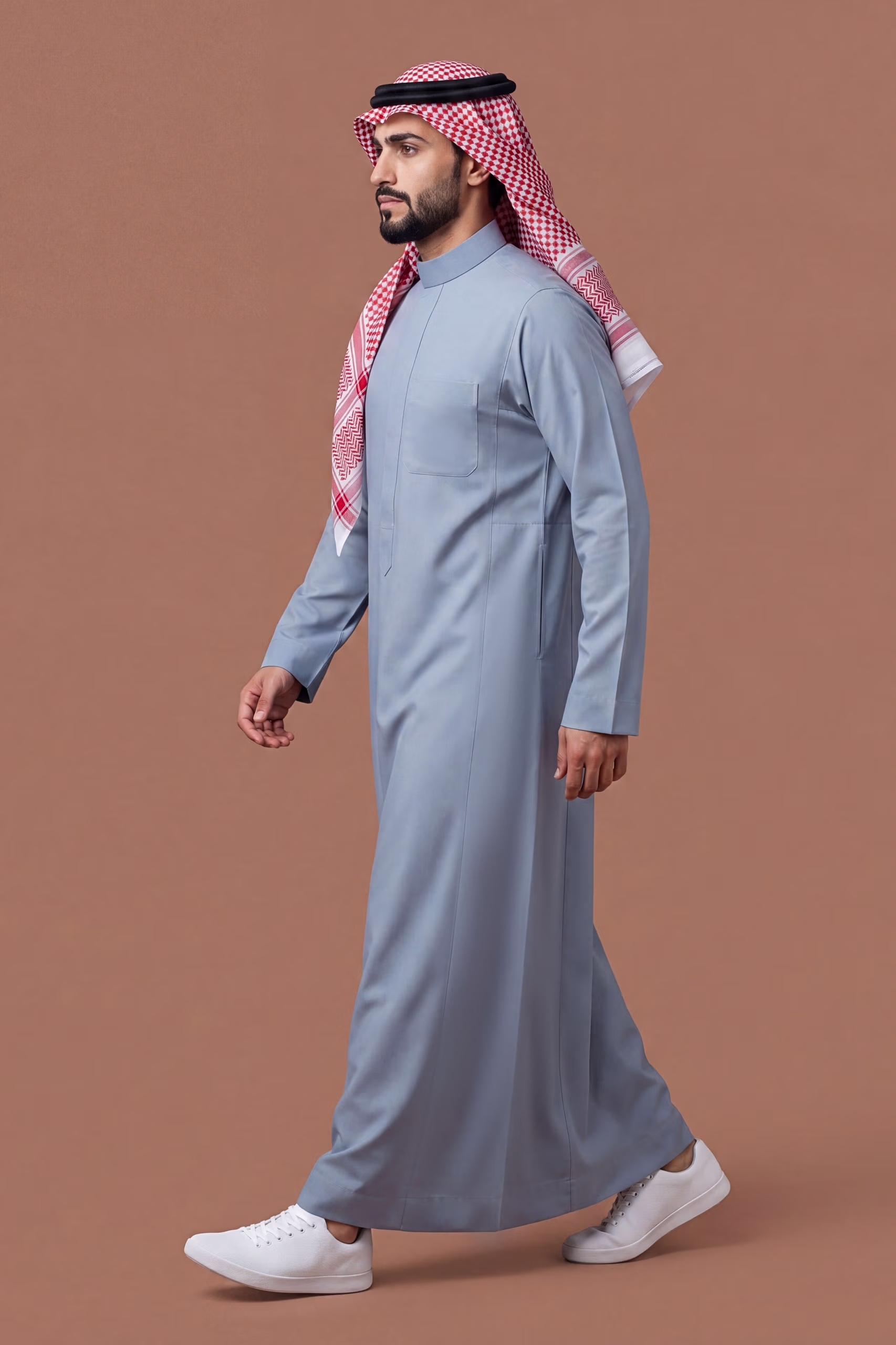 Light Blue Saudi Thobe 4