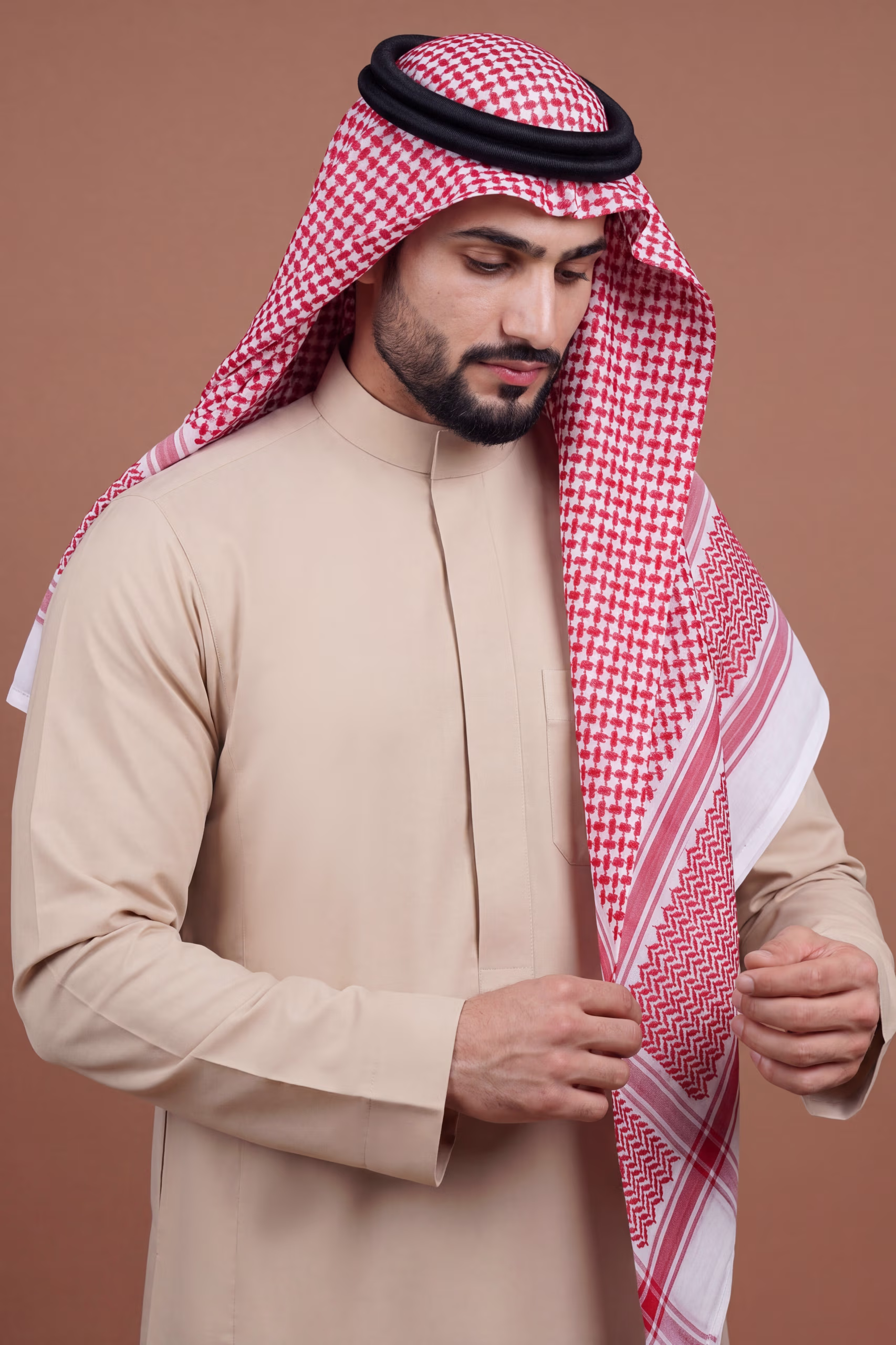 Pale Yellow Saudi Thobe 9