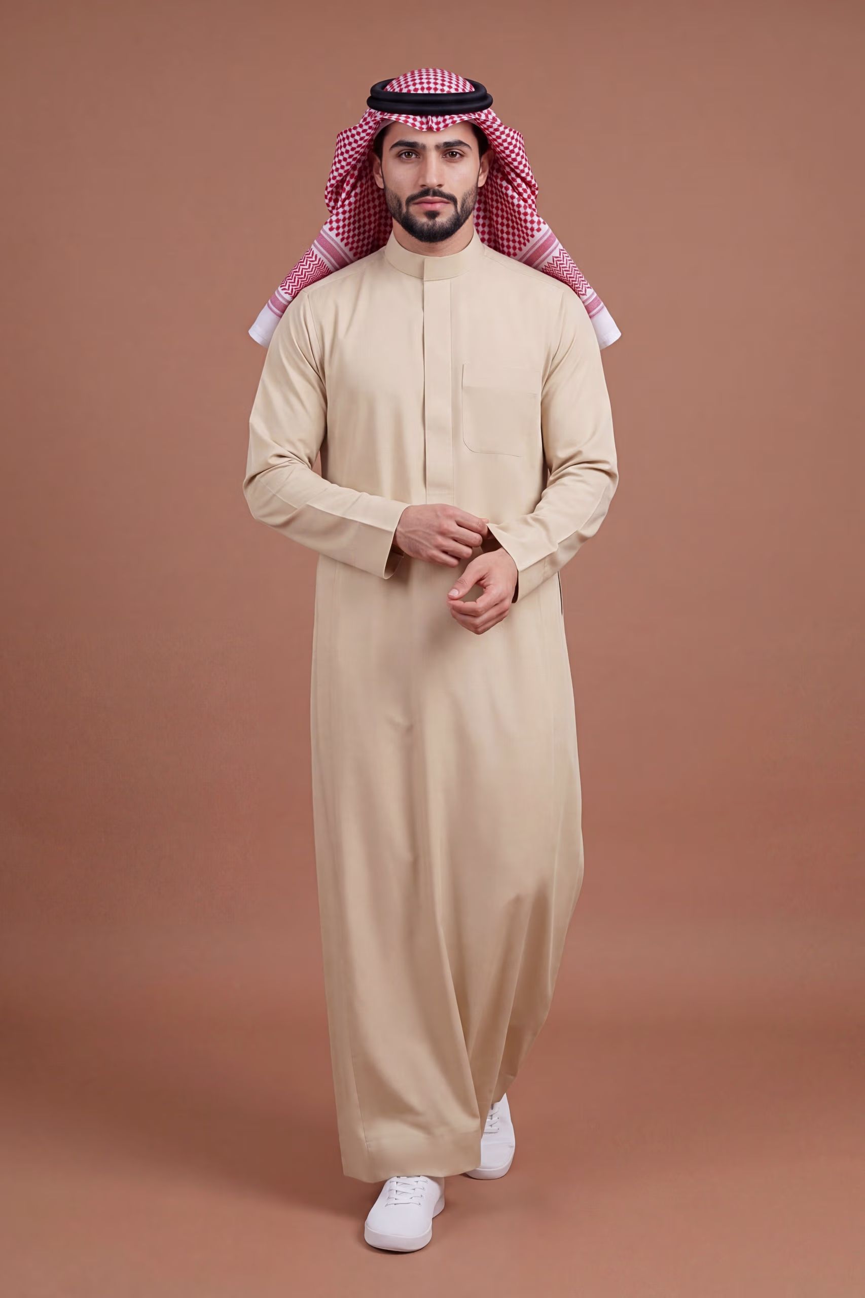 Pale Yellow Saudi Thobe 3