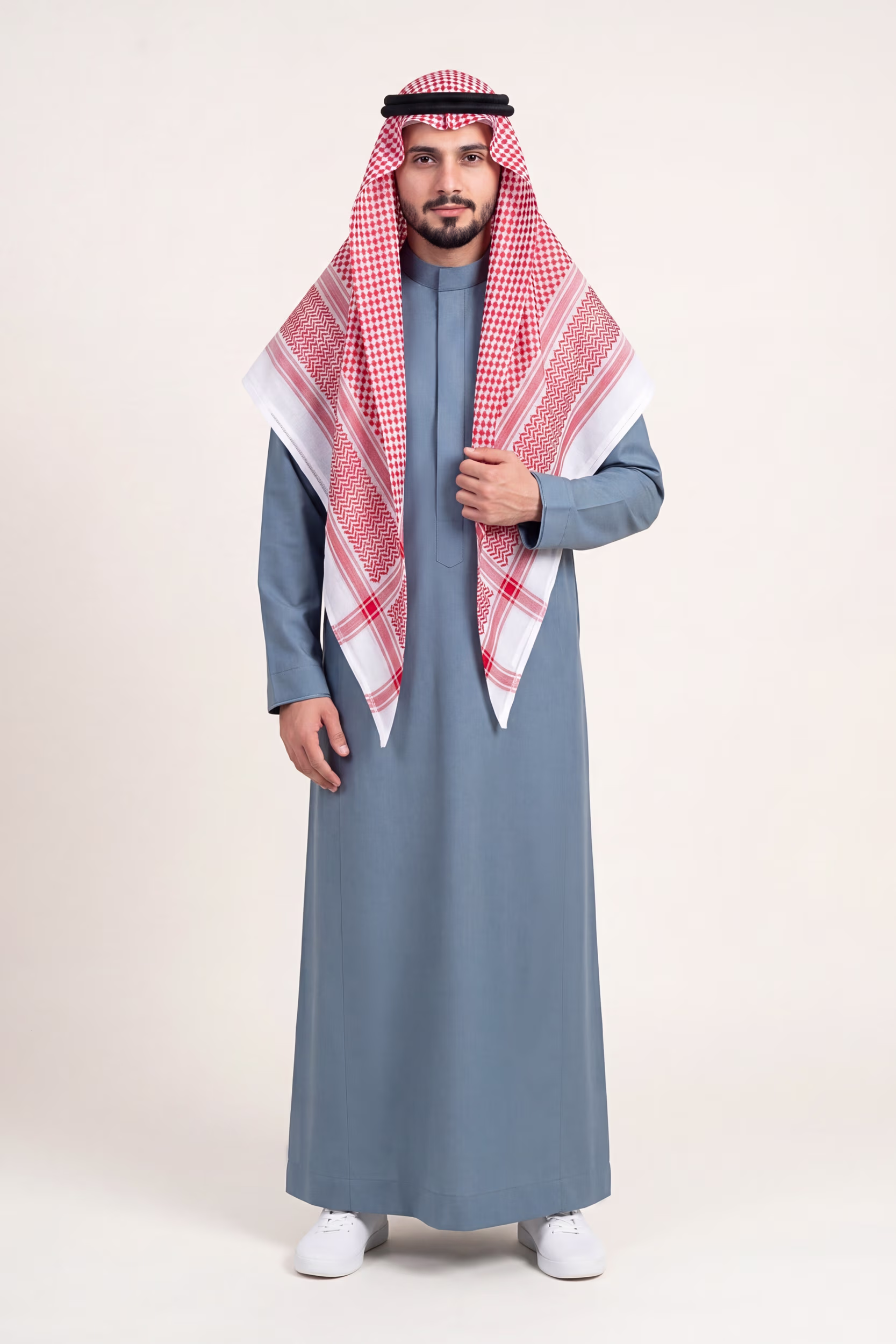 Soft Blue Saudi Thobe 9
