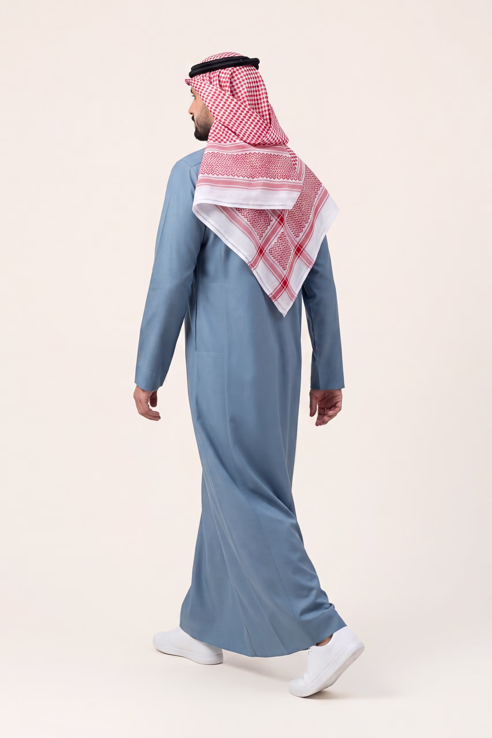 Soft Blue Saudi Thobe 10