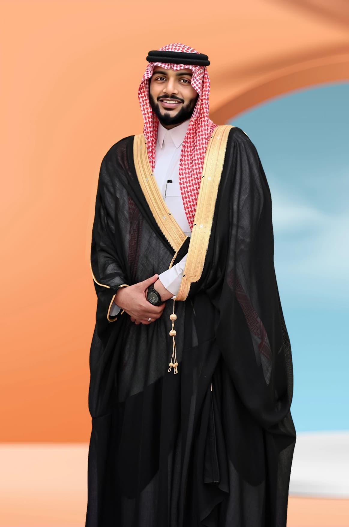 Shabab al Yola's Bisht with Finest Fabric - Stellar Edition - 3