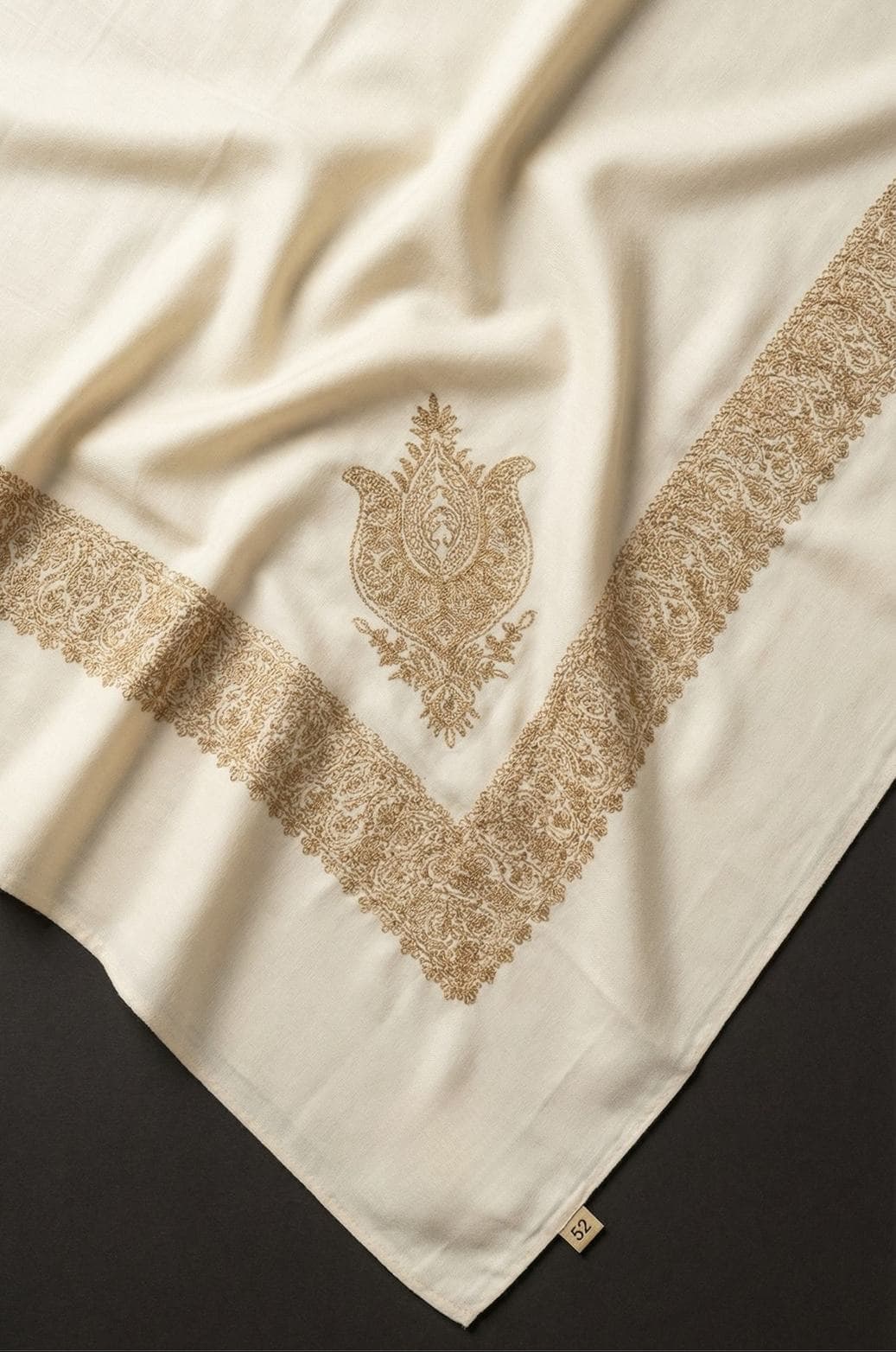 Cream Arabic Shawl by Shabab Al Yola – Abu Dhabi thumbnail 4