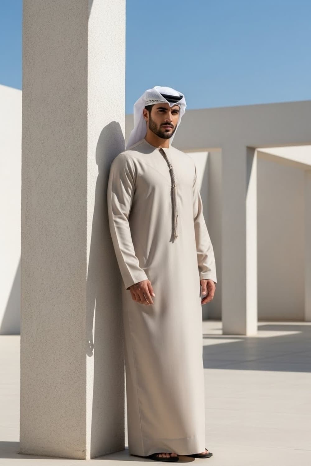 Montgomery Wool Kandora — Oatmeal | Winter Collection