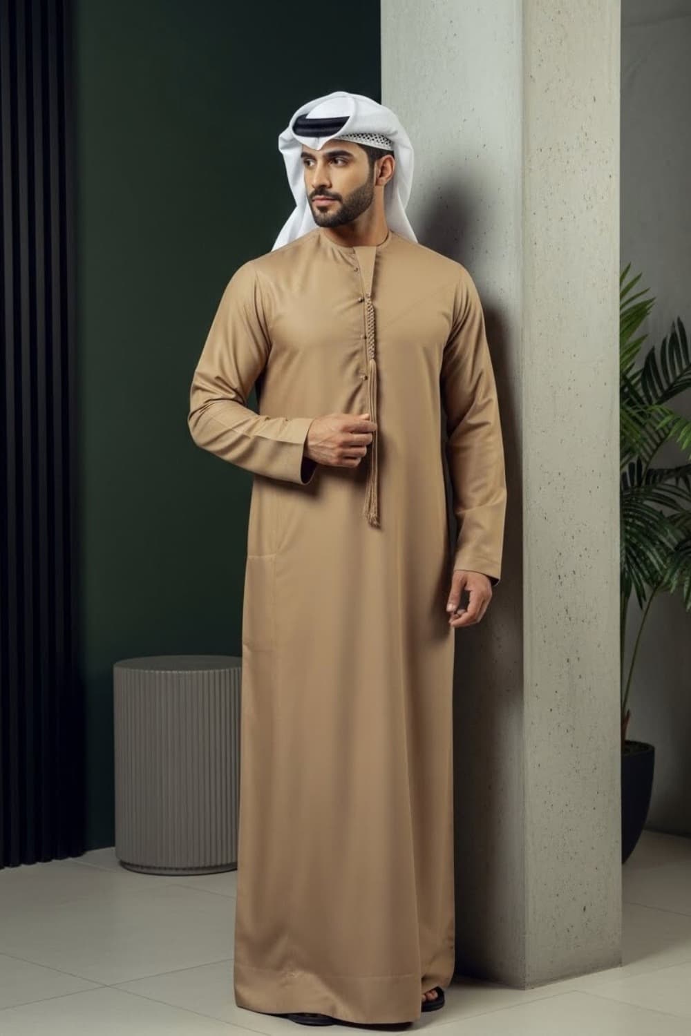 Montgomery Wool Kandora — Camel | Winter Collection - 3