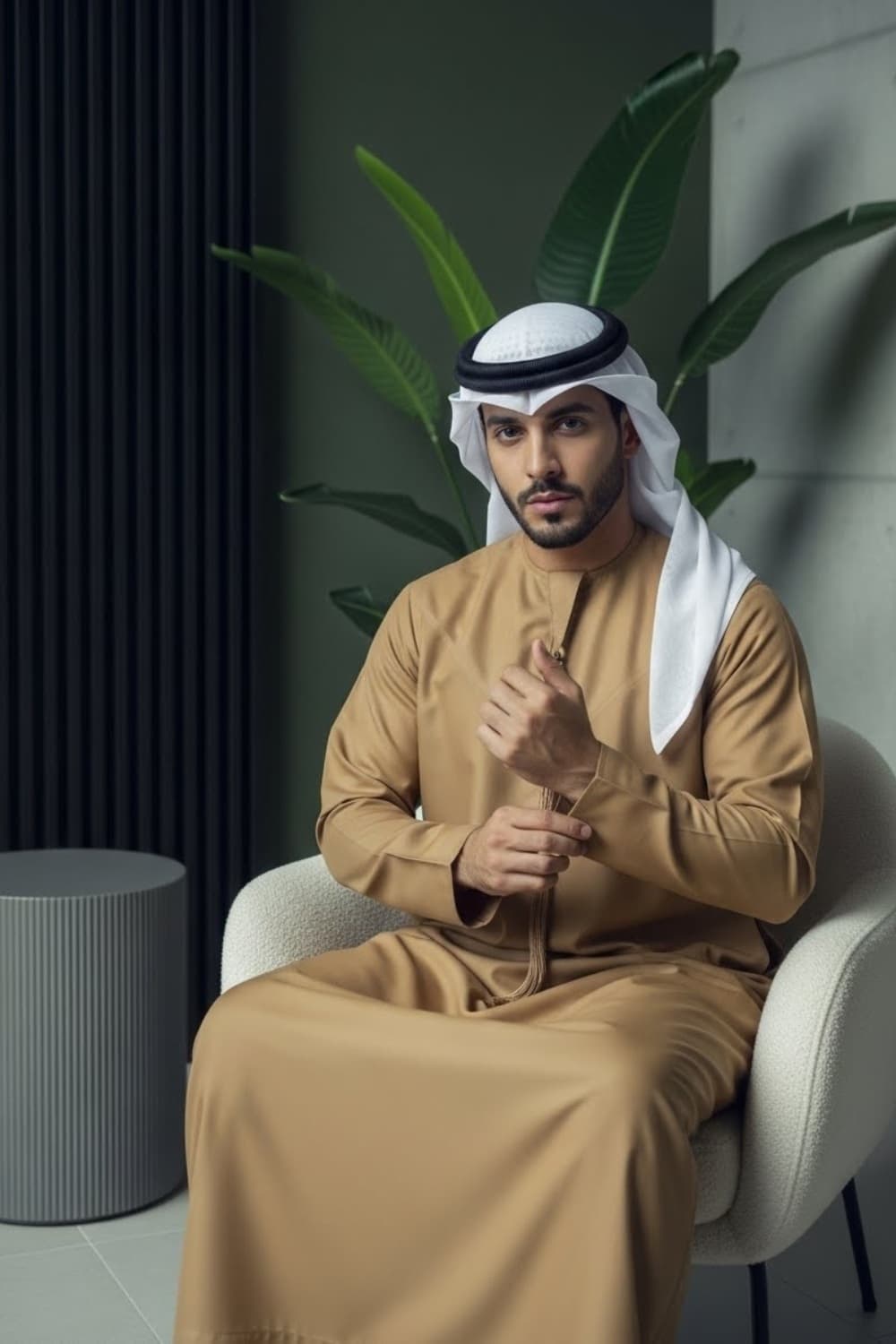 Montgomery Wool Kandora — Camel | Winter Collection - 5