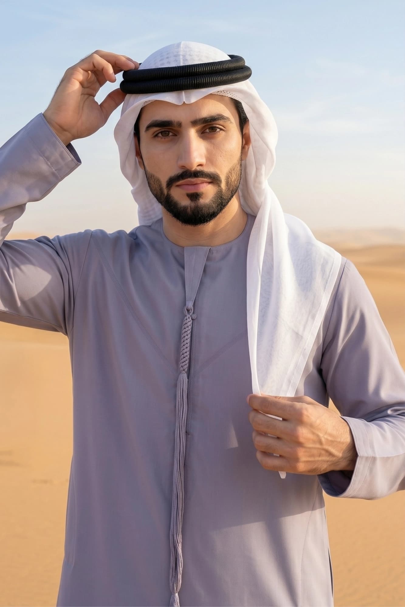 كندورة أميرية لون أميثيست الغبار - 2
