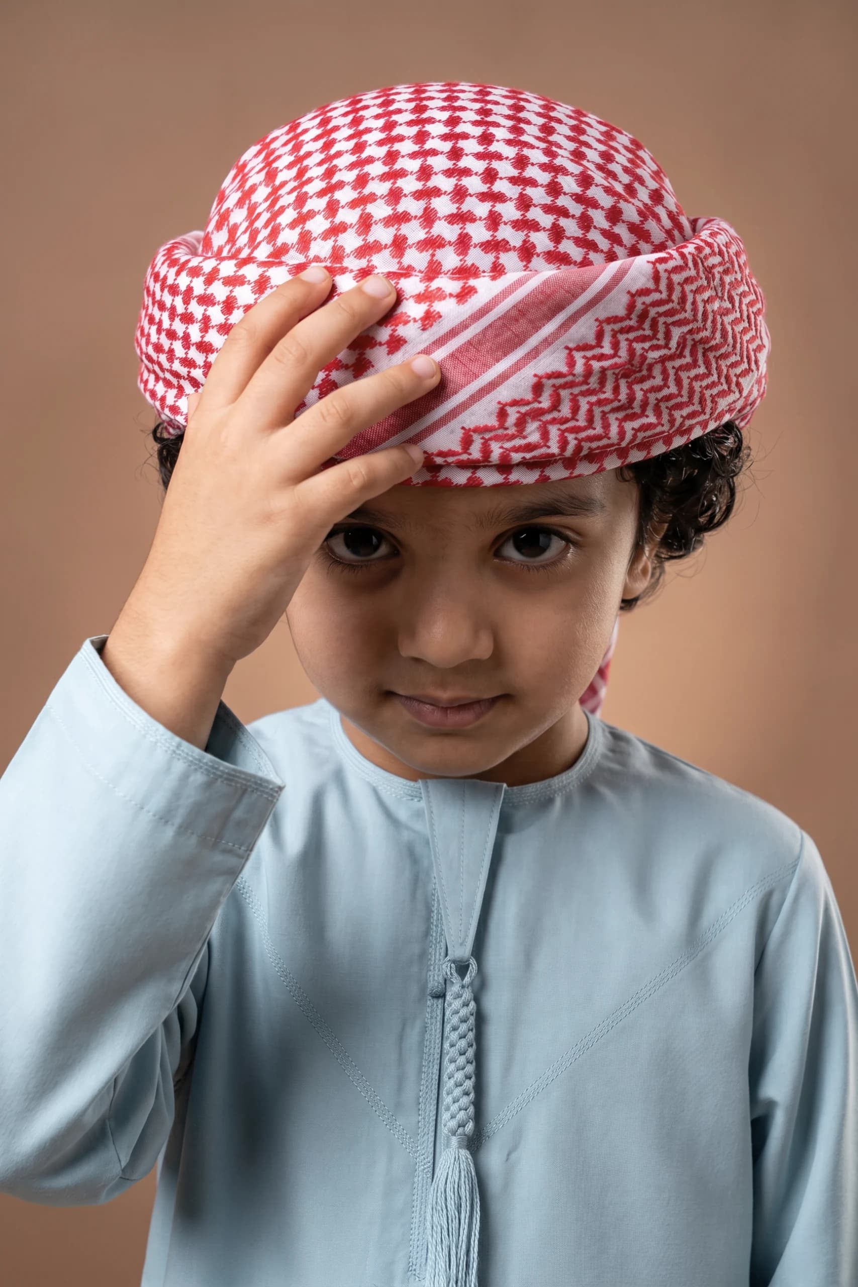 Powder Blue Kids Kandora - 2