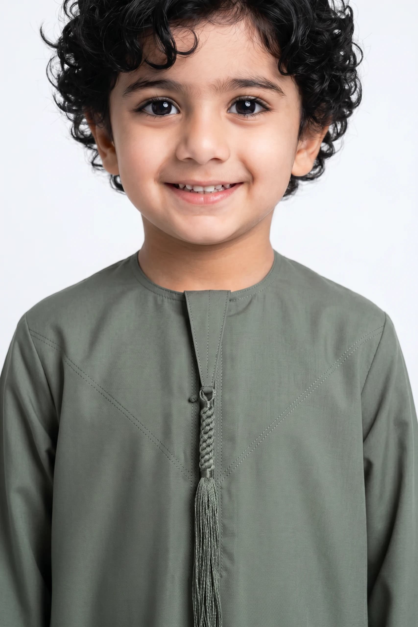 کندورة الأطفال الأخضر المهدب - 2