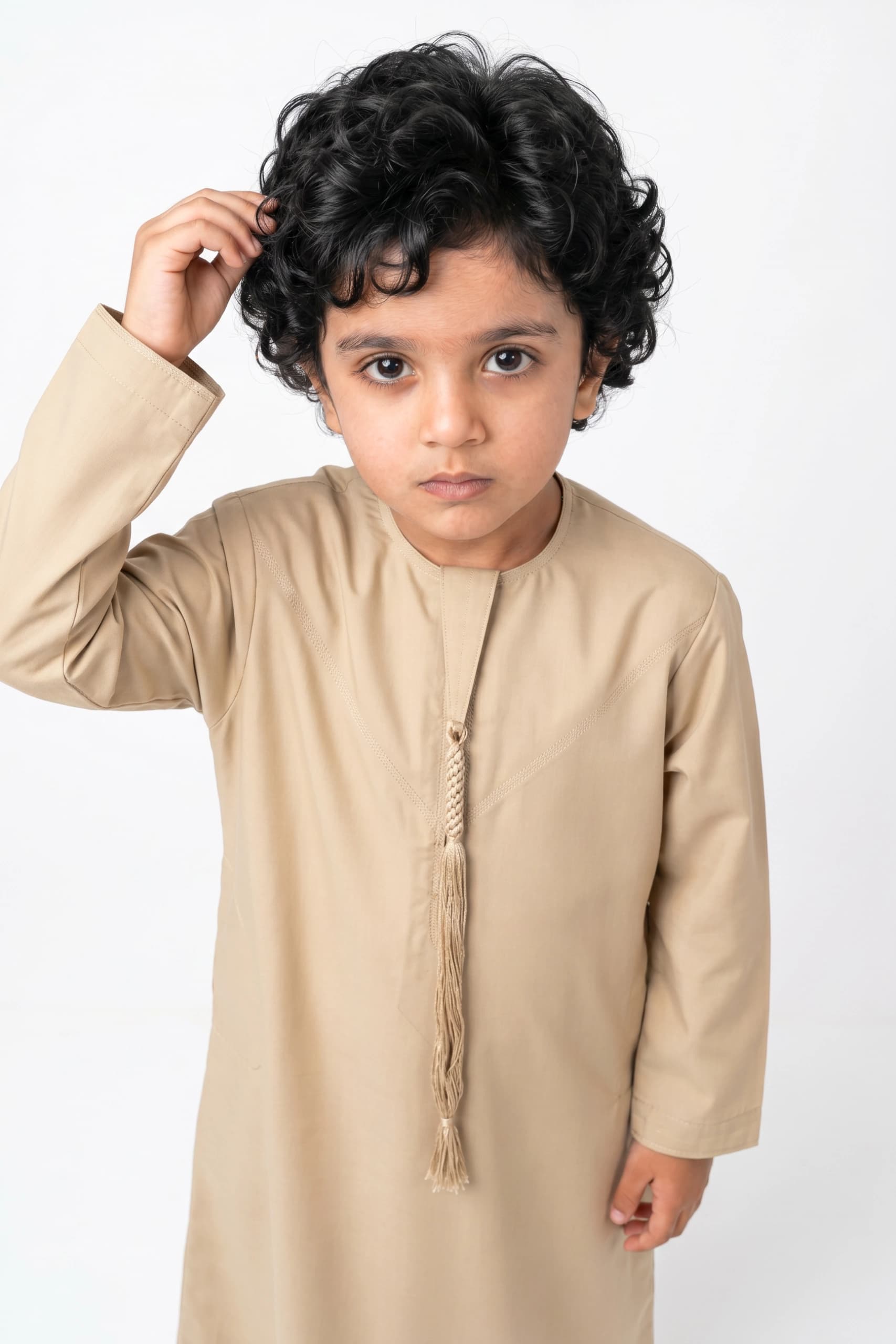 کندورة أطفال خاكي فاتح - 6