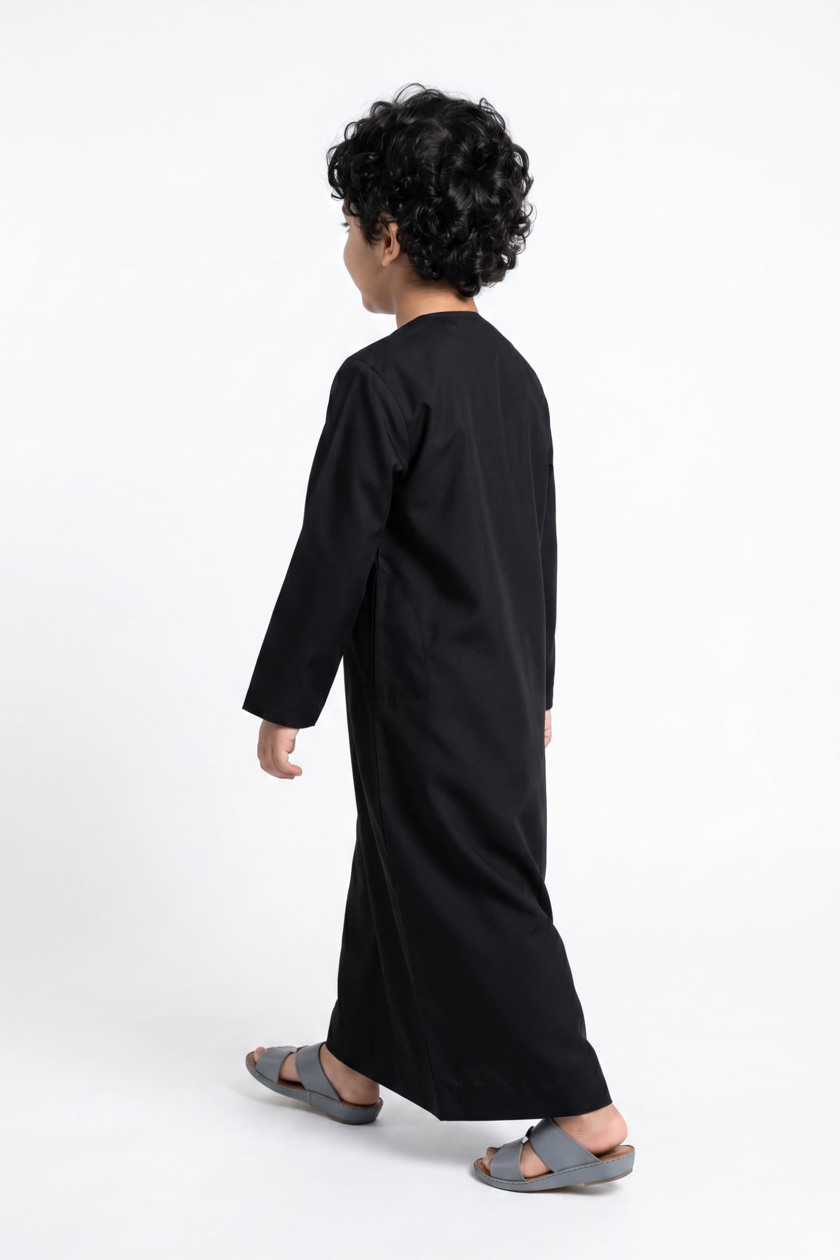 Classic Black Kids Kandora - 5