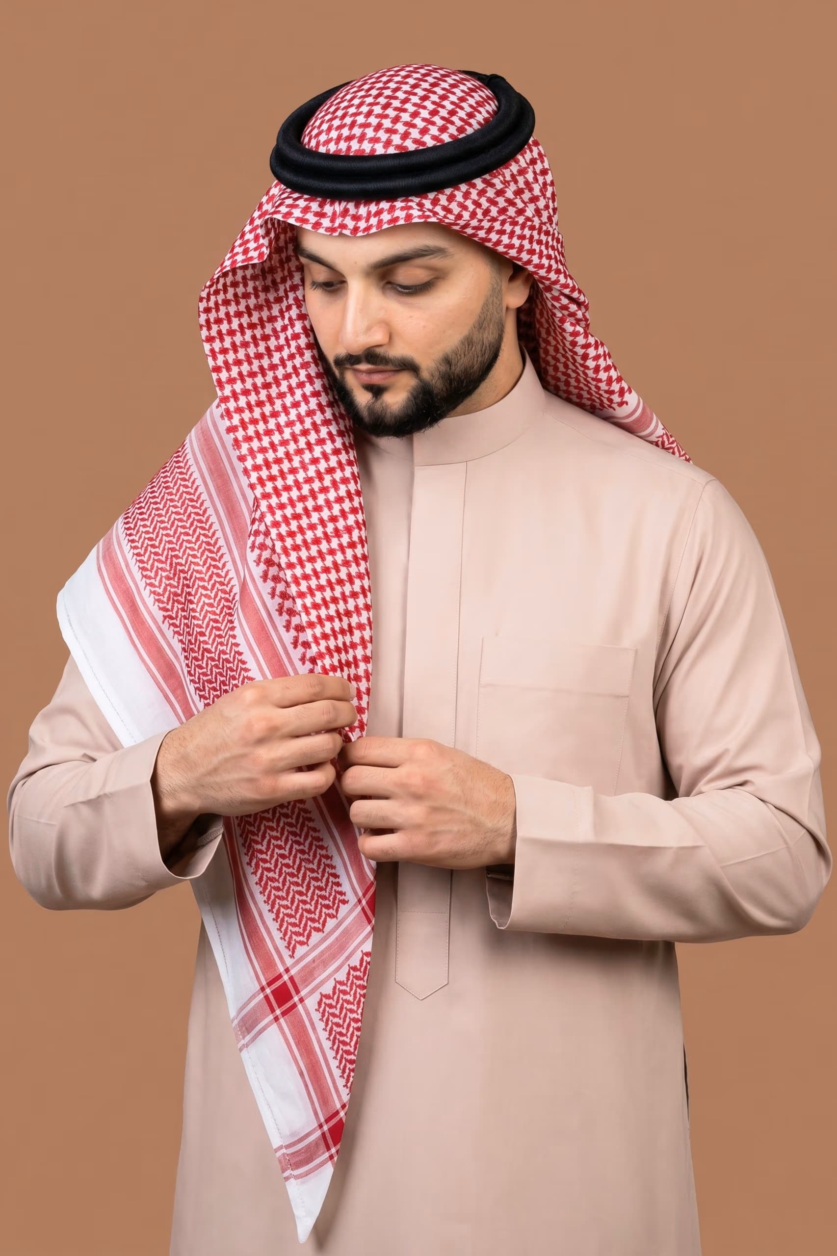 Baby Pink Saudi Thobe 4