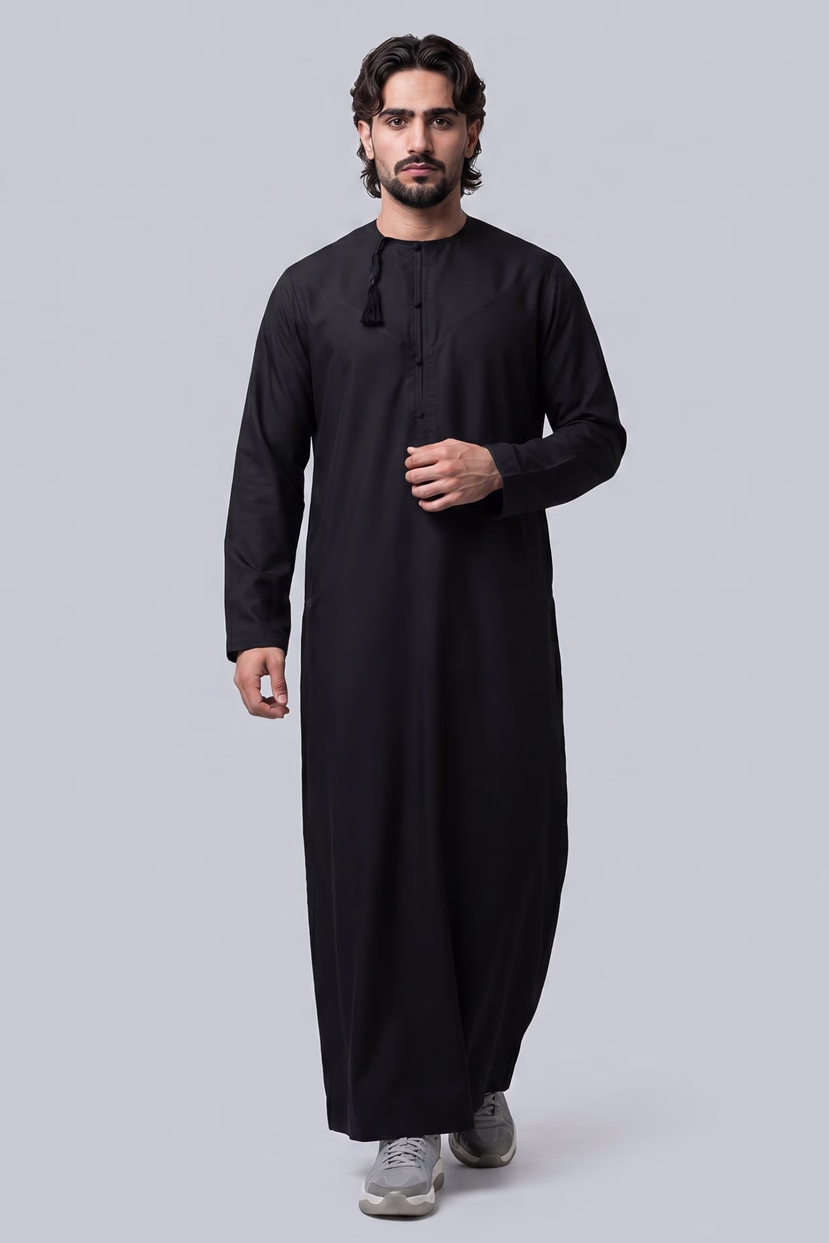 Black Omani Dishdasha 1