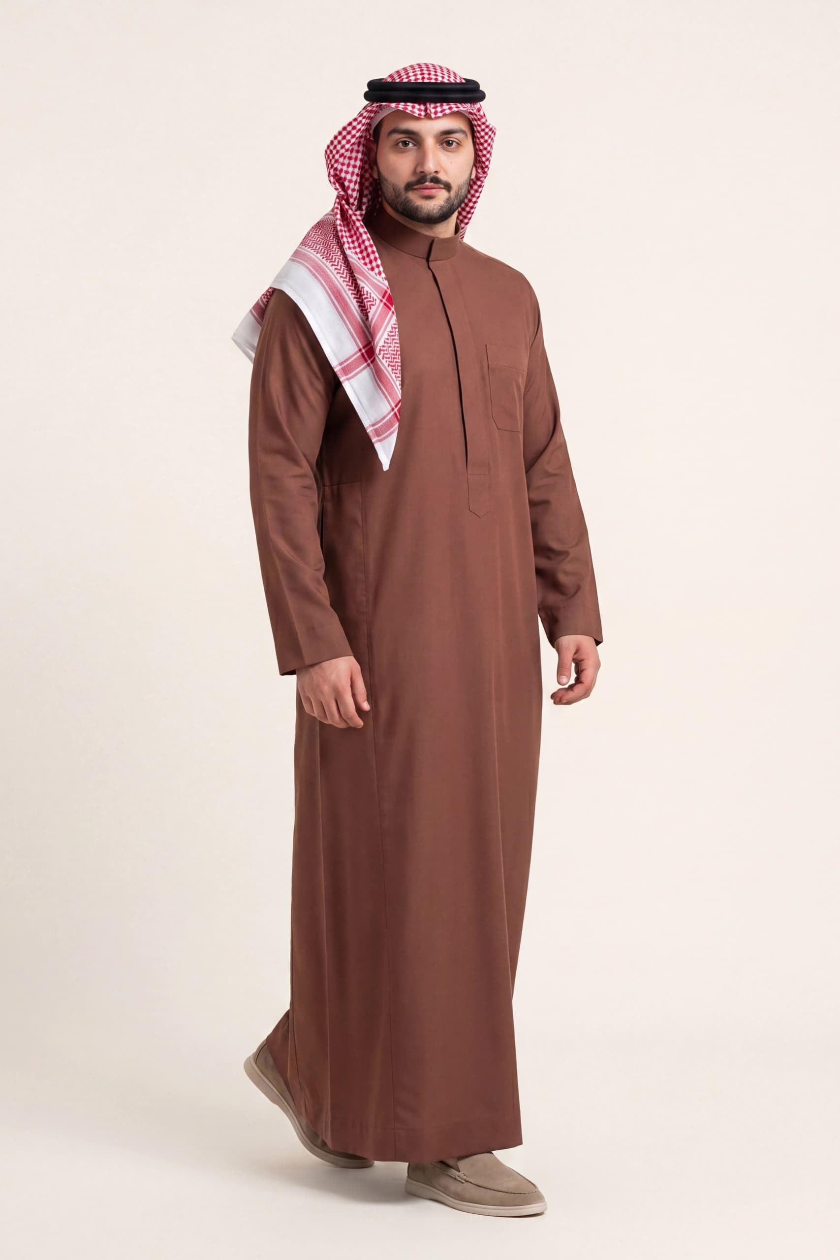Brick Red Saudi Thobe thumbnail 1