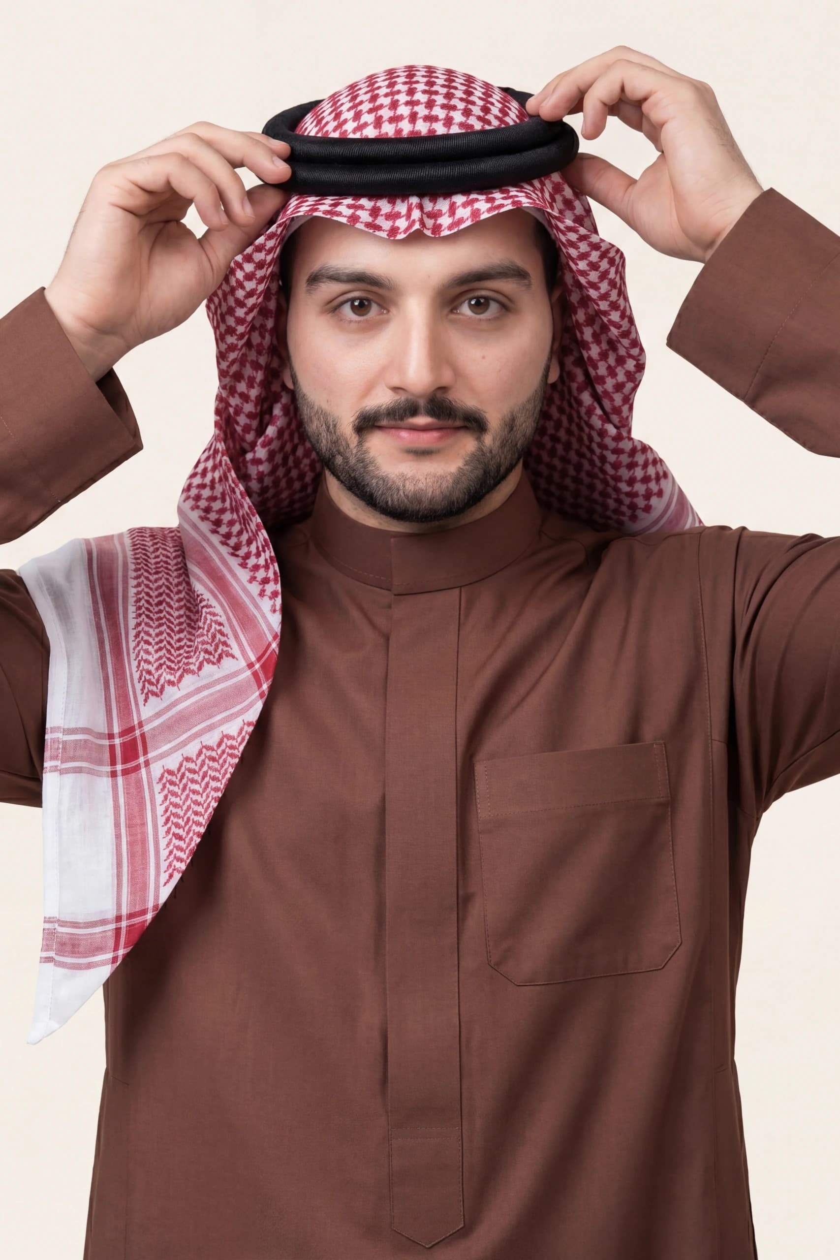 Brick Red Saudi Thobe 2