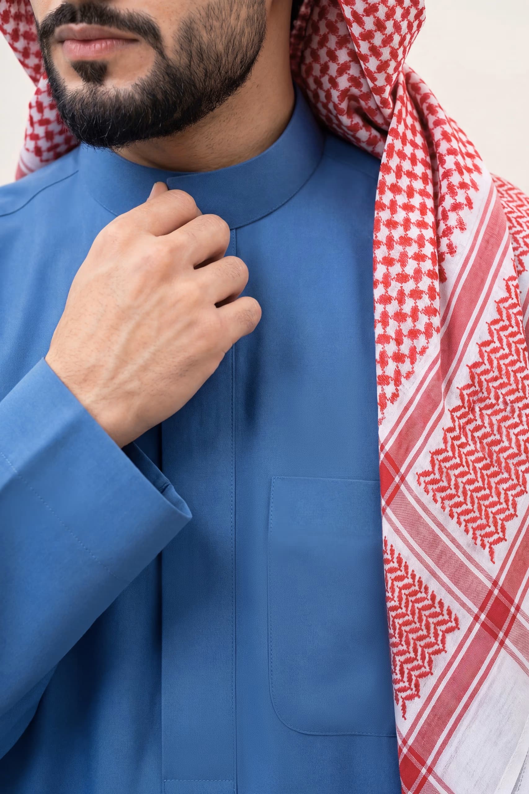 Cobalt Blue Saudi Thobe