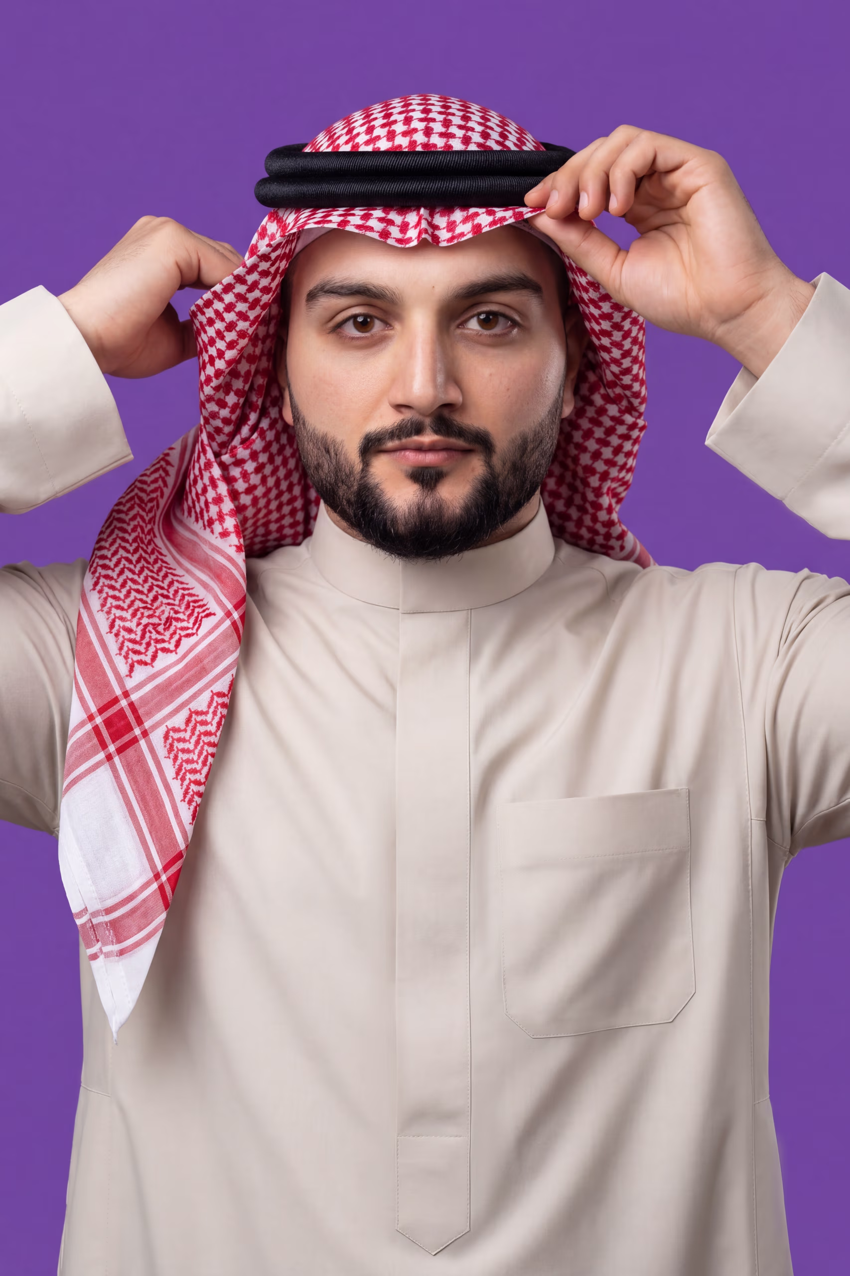 Cream Latte Saudi Thobe 2